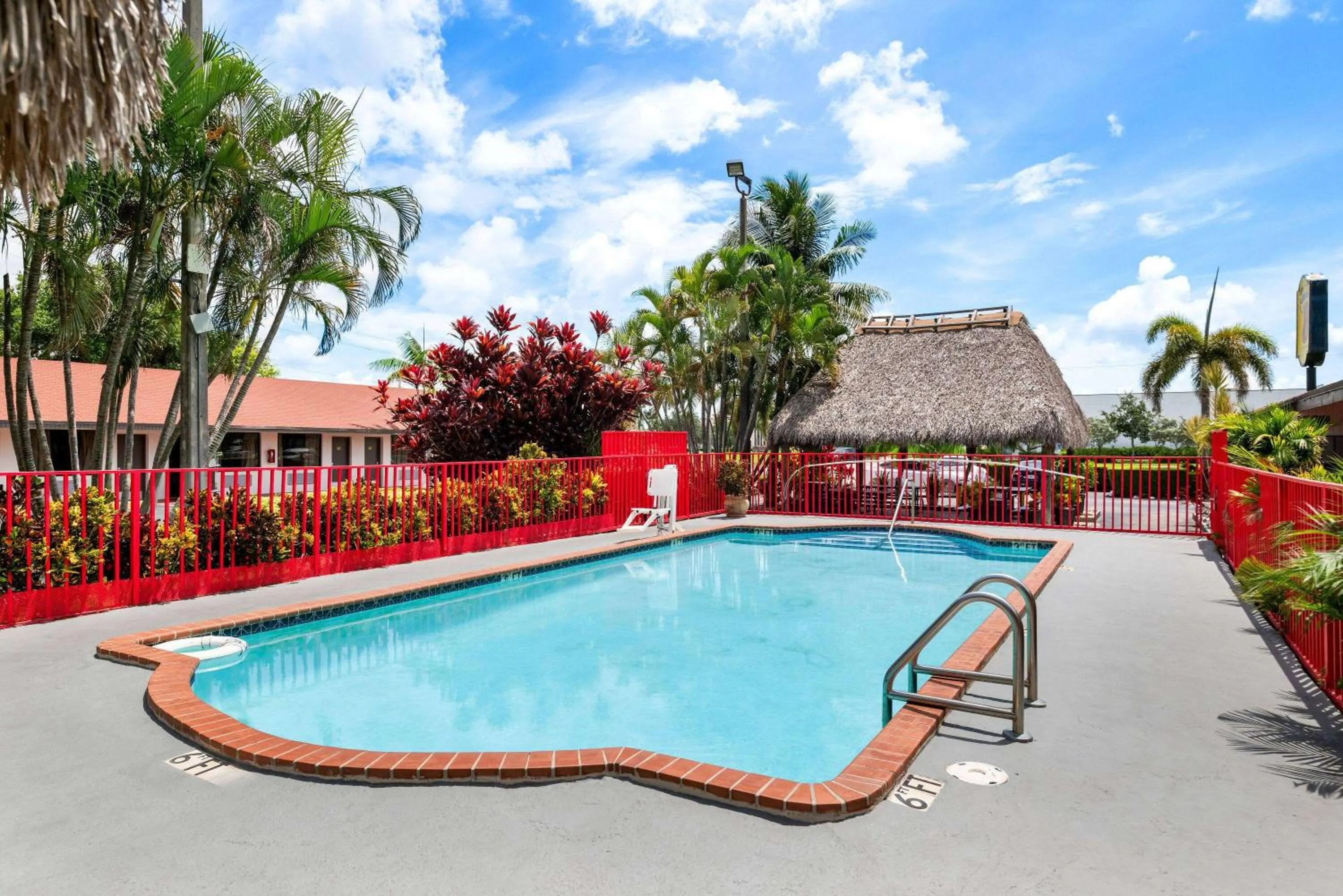 Pool view in Super 8 by Wyndham Florida City/Homestead/Everglades