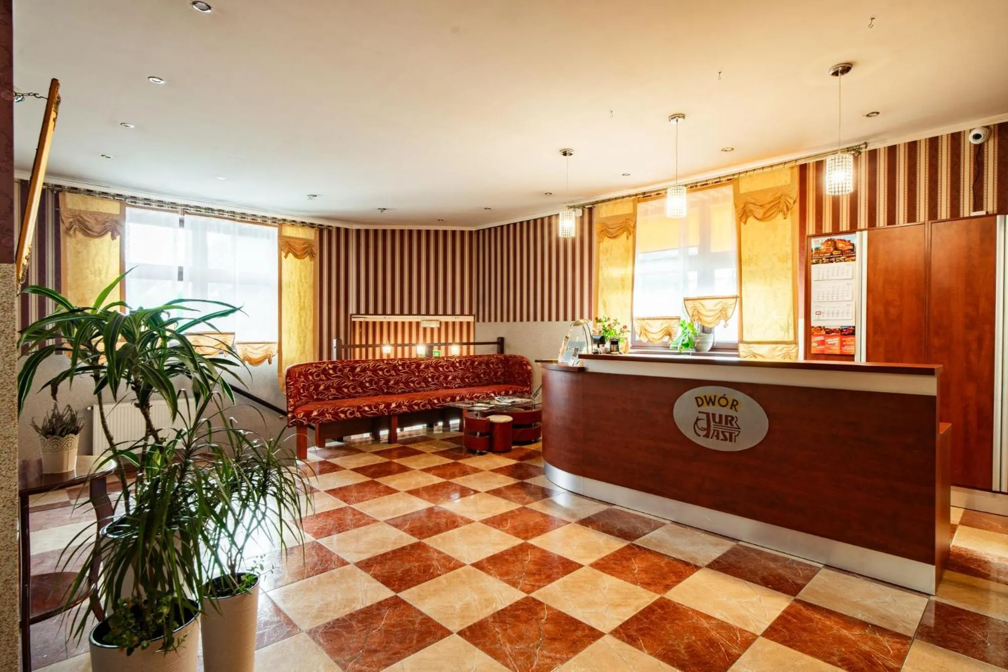 Lobby or reception in Dwór Jur-Gast