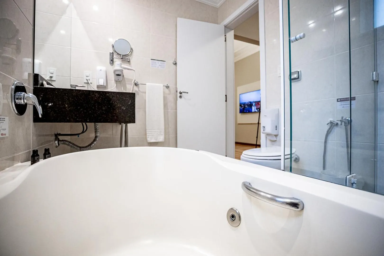 Shower in Planalto Select Hotel Ponta Grossa