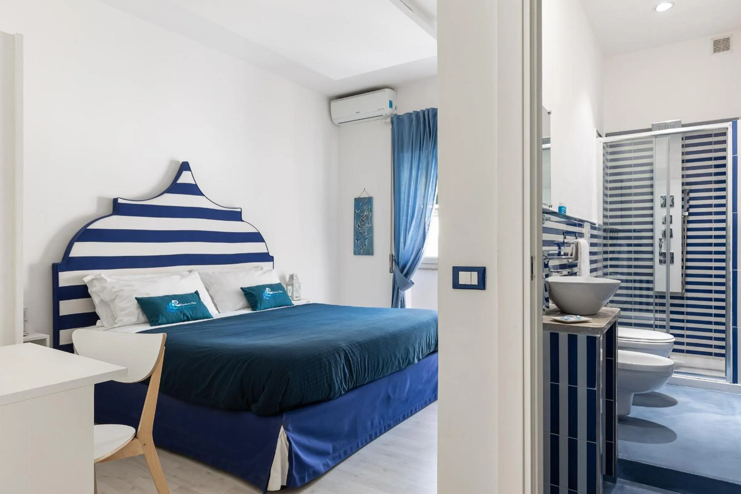 Bedroom, Bed in B&B Sapore di Mare nel Blu
