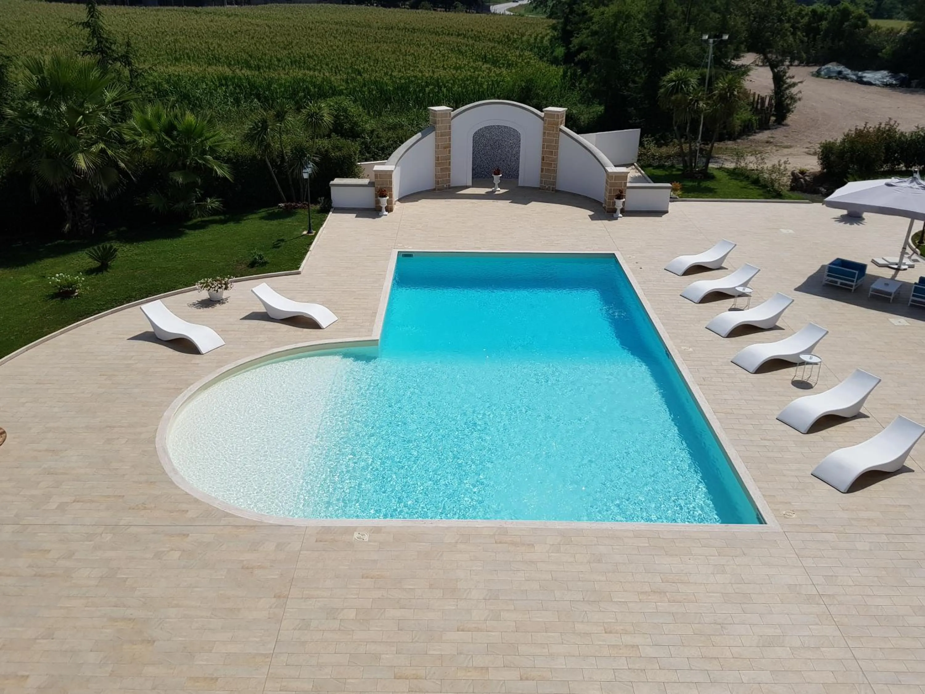 Pool view in Anima Antiqua Relais & Spa