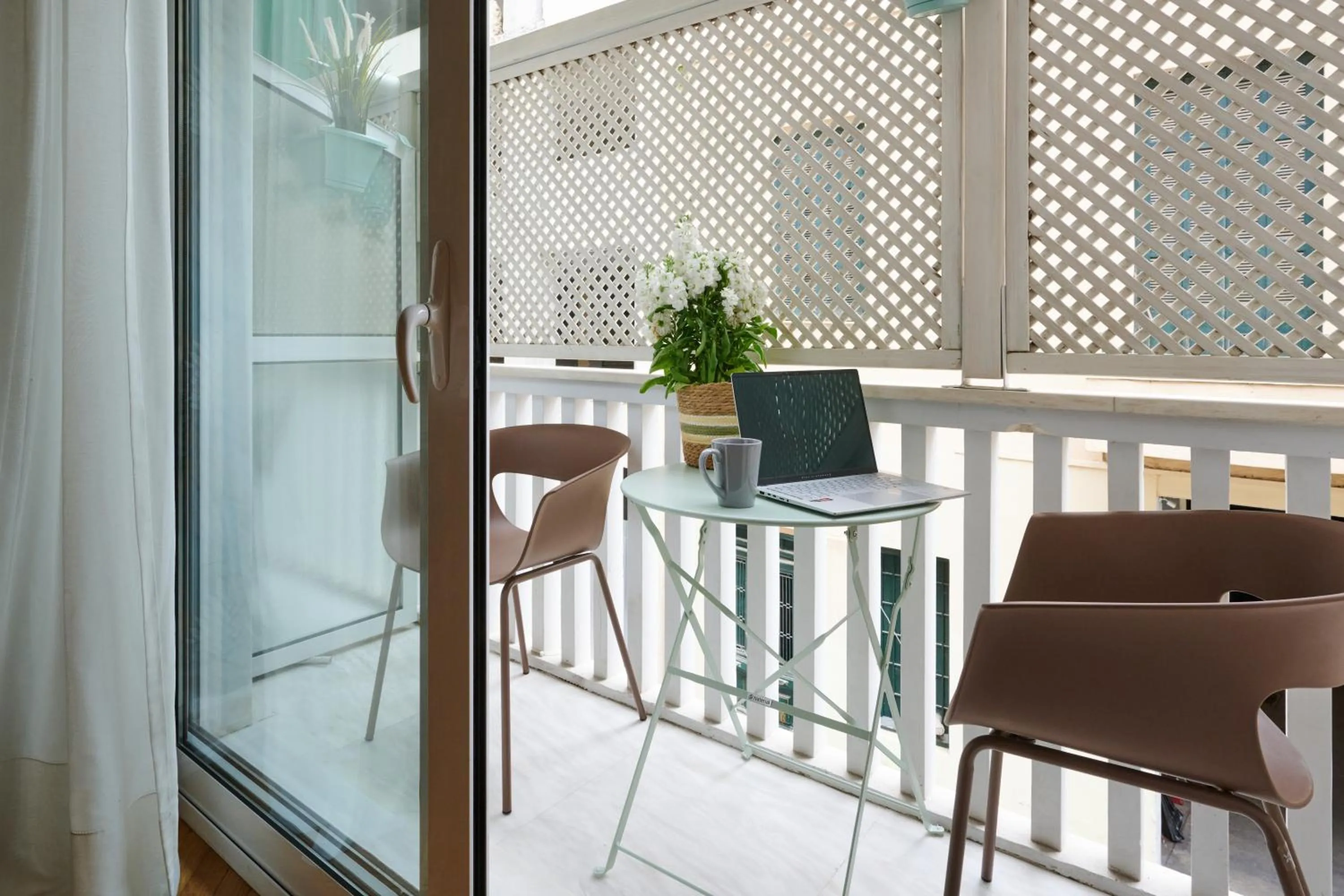 Balcony/Terrace in Rastoni Athens Suites near Acropolis