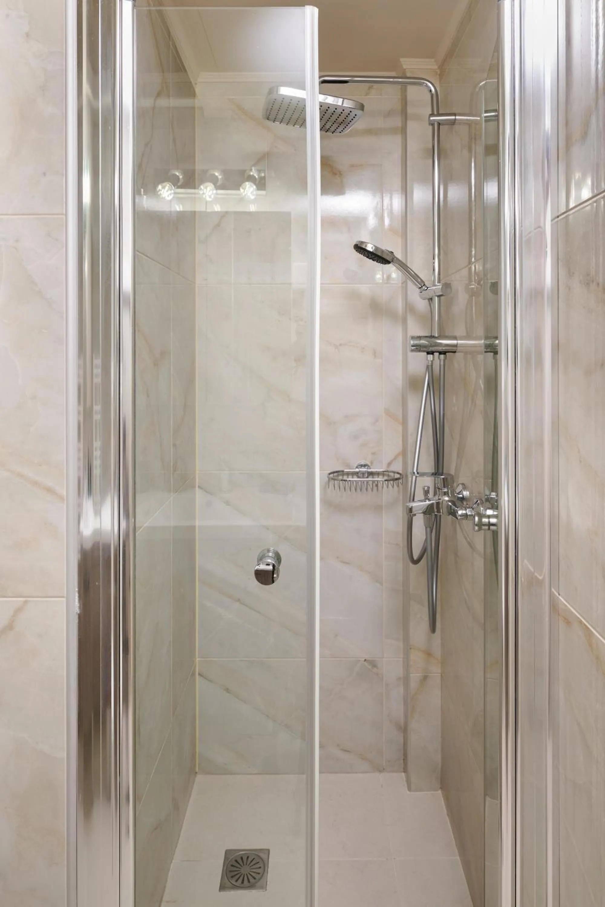 Shower in Rastoni Athens Suites near Acropolis
