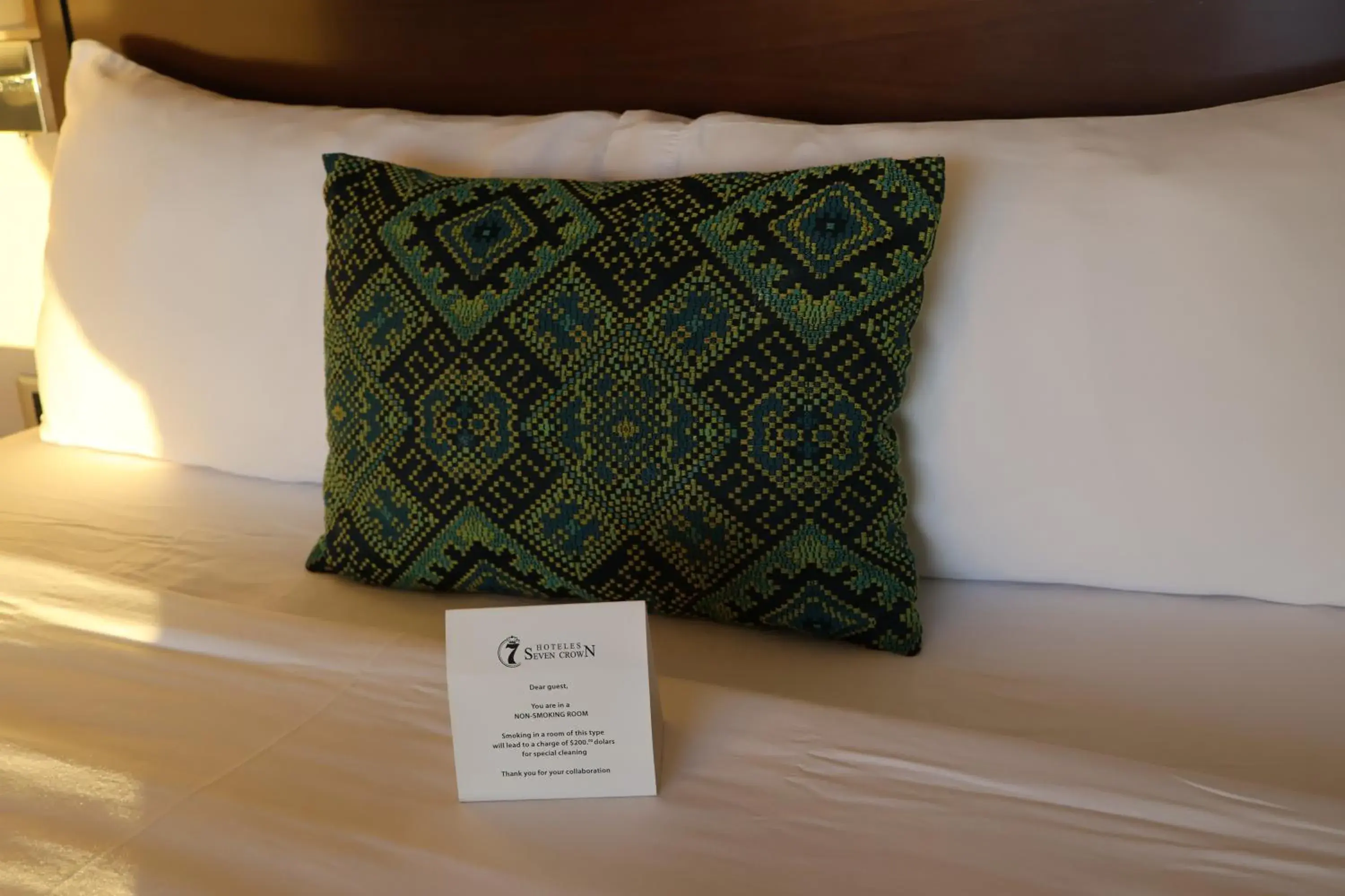 Bed in Seven Crown La Paz Malecon Bed in Seven Crown La Paz Malecon