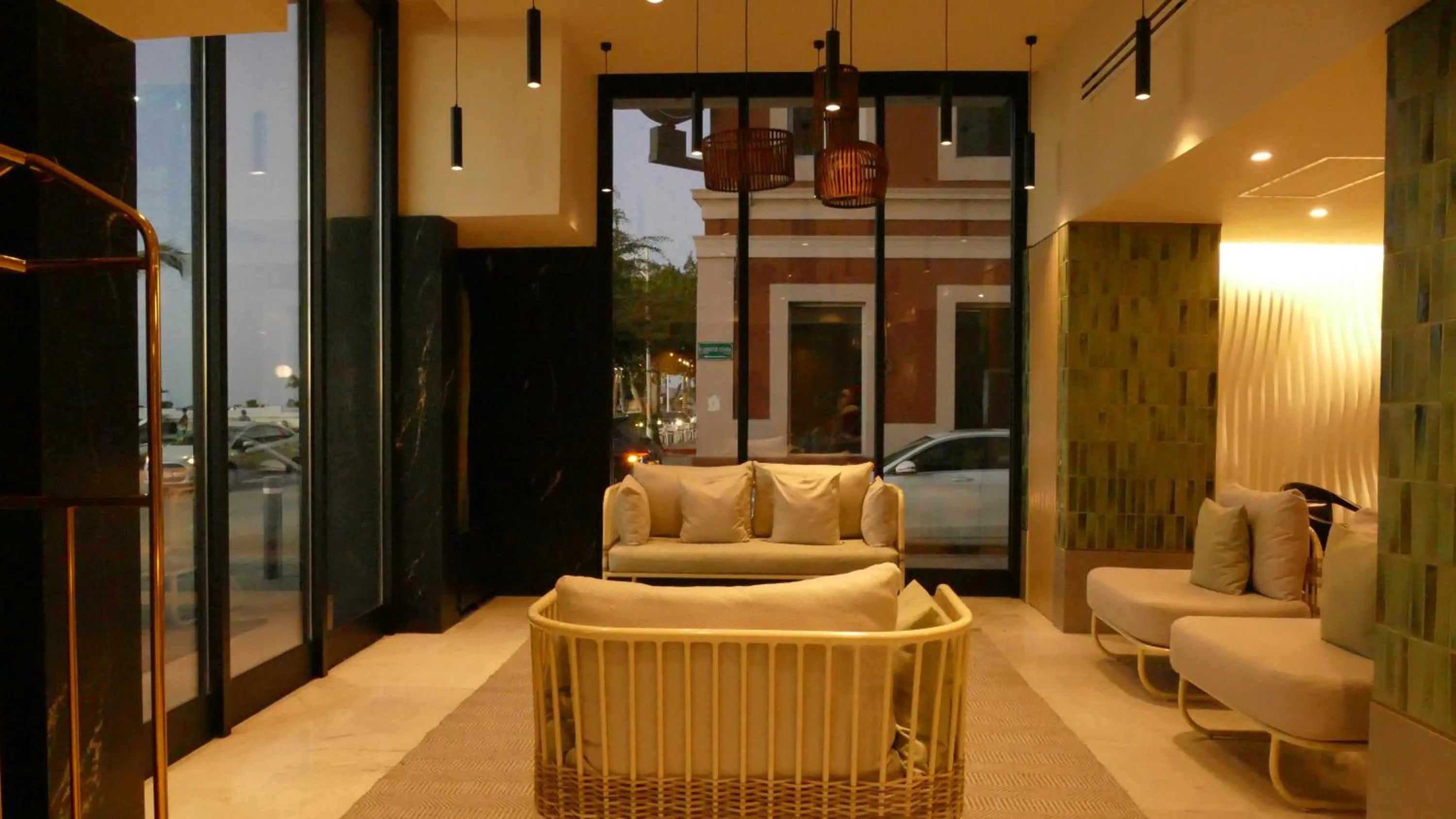 Living room in Seven Crown La Paz Malecon