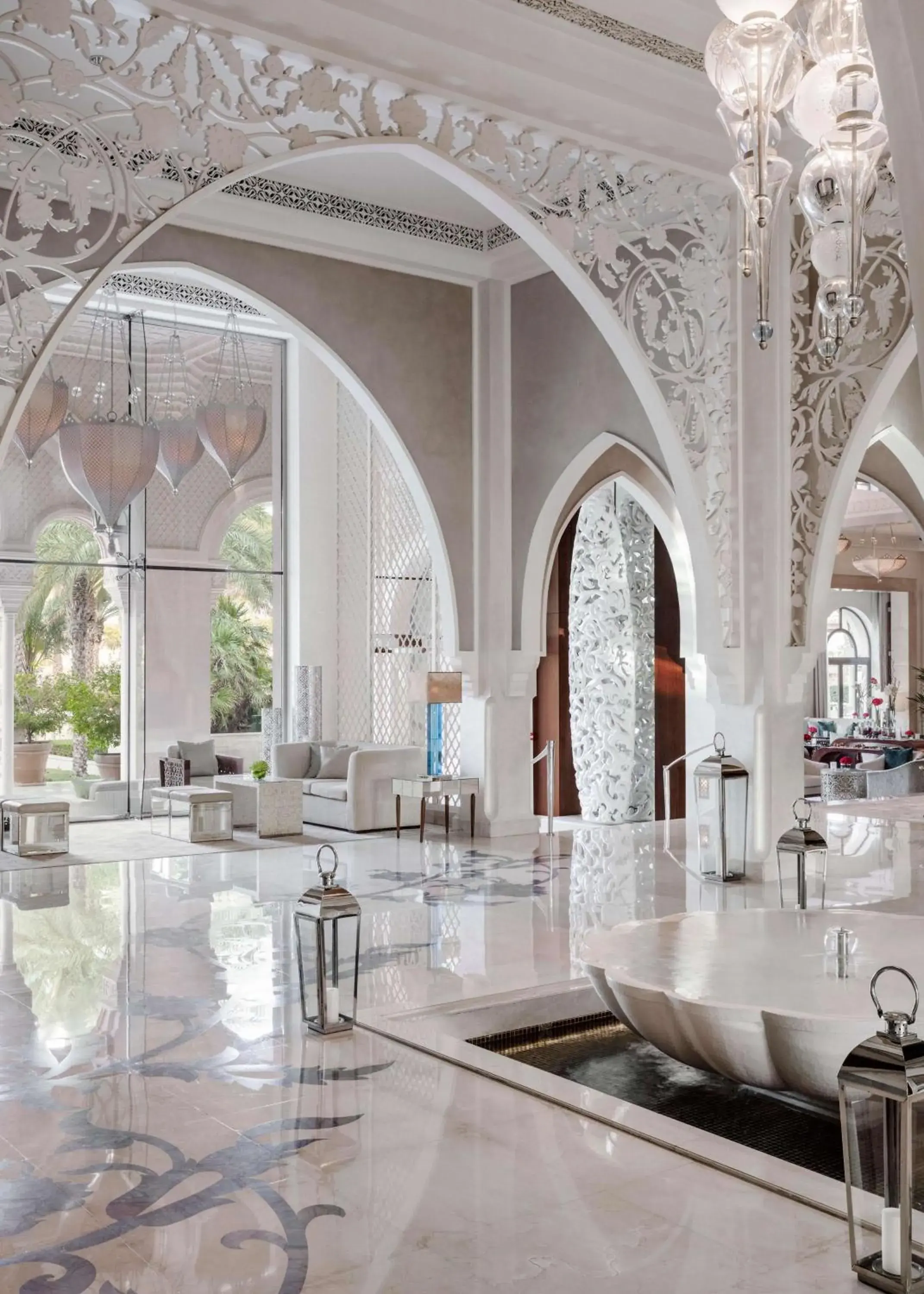 Lobby or reception in One&Only The Palm Dubai Lobby or reception in One&Only The Palm Dubai