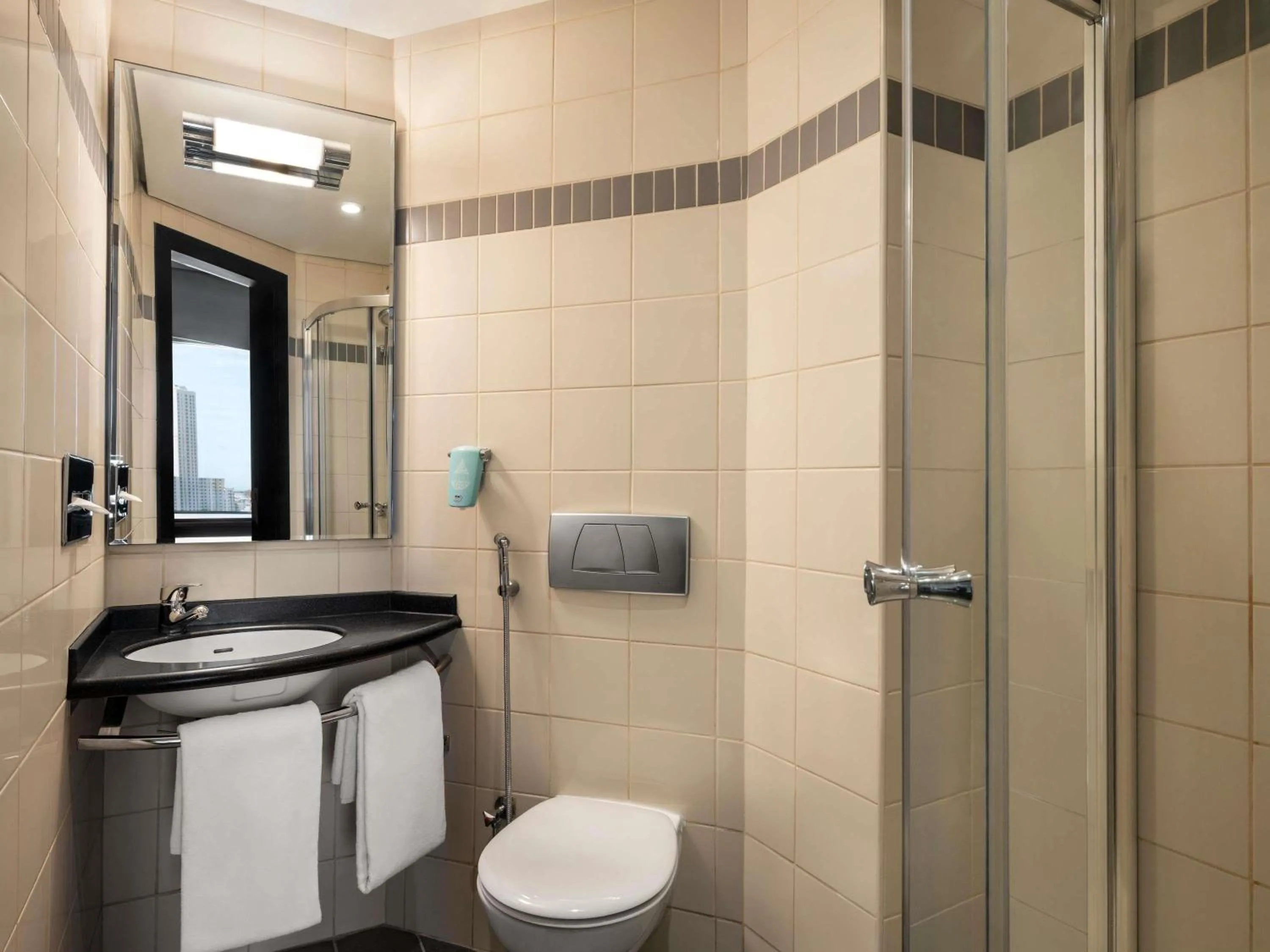 Bedroom in ibis Sharq