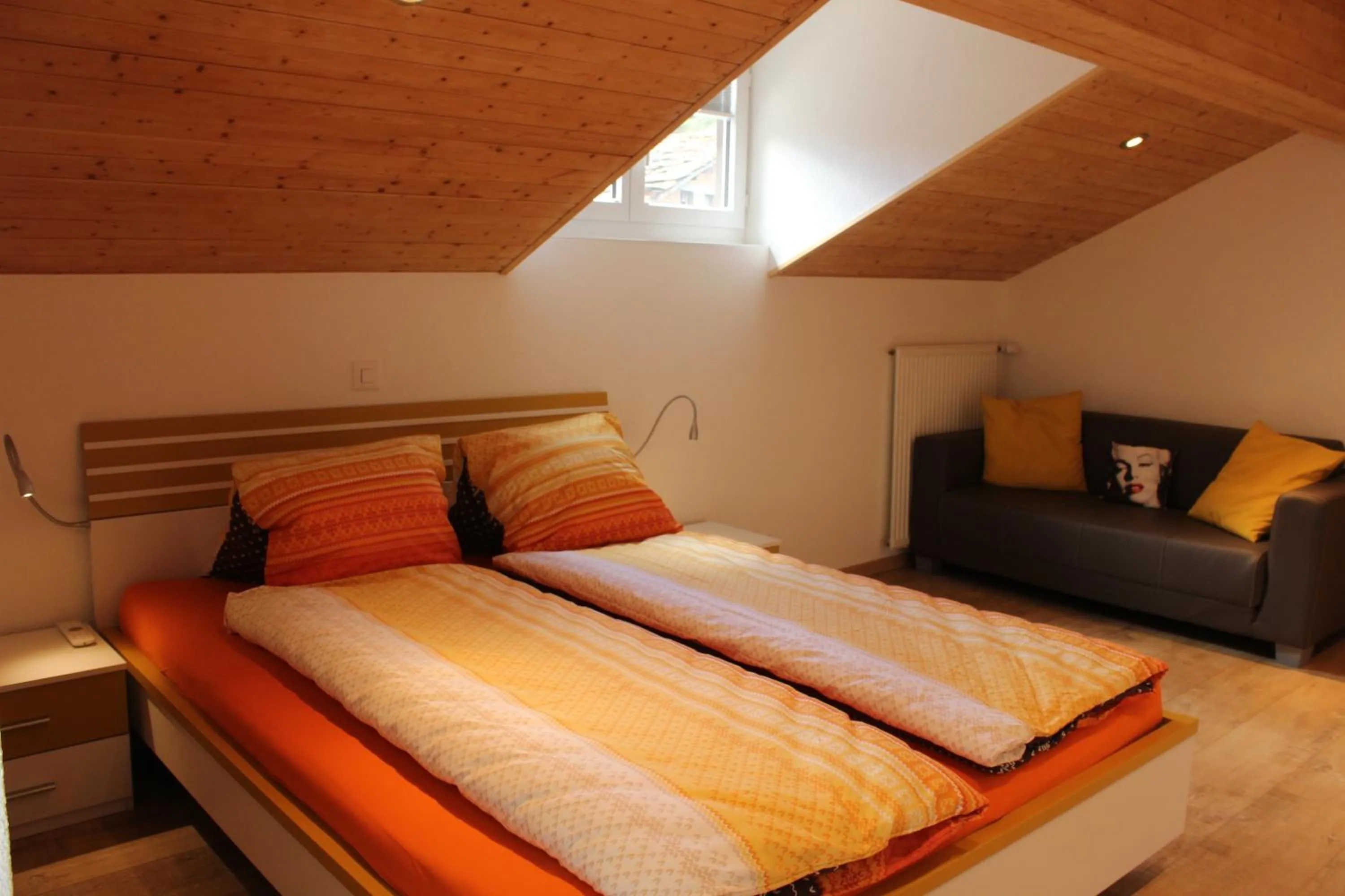 Bedroom, Bed in Haus Dorf 7