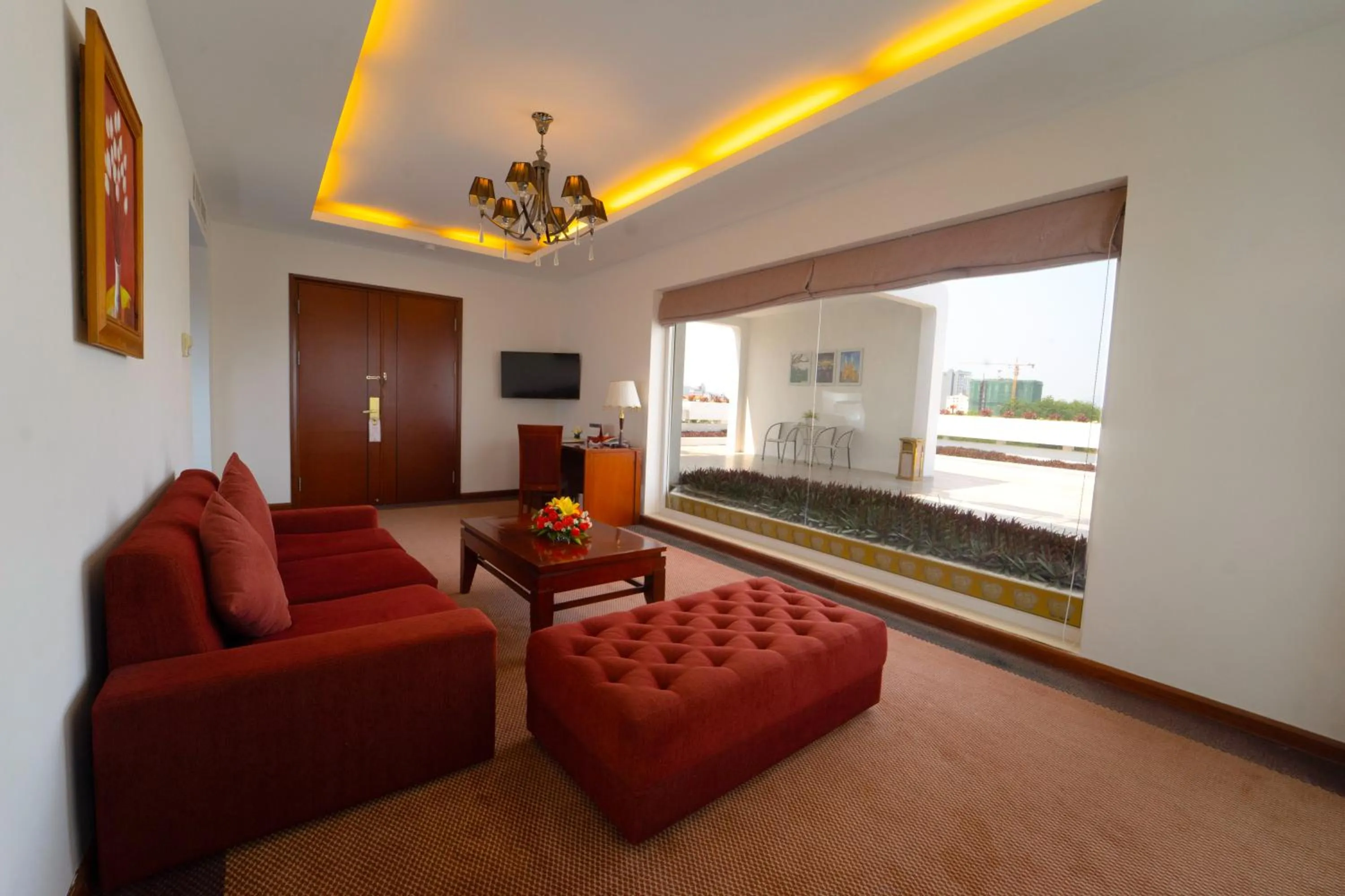 Living room in Century Riverside Hotel Hue