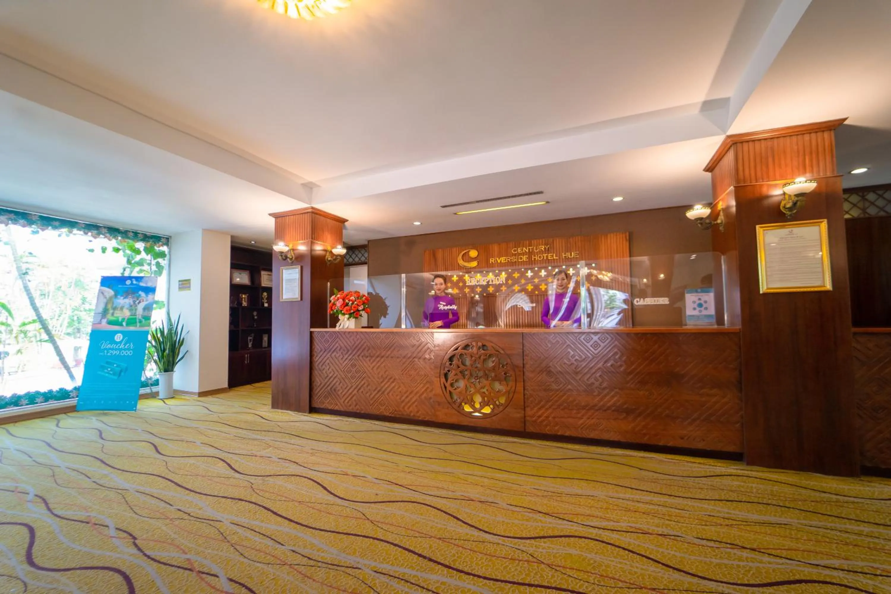 Lobby or reception in Century Riverside Hotel Hue
