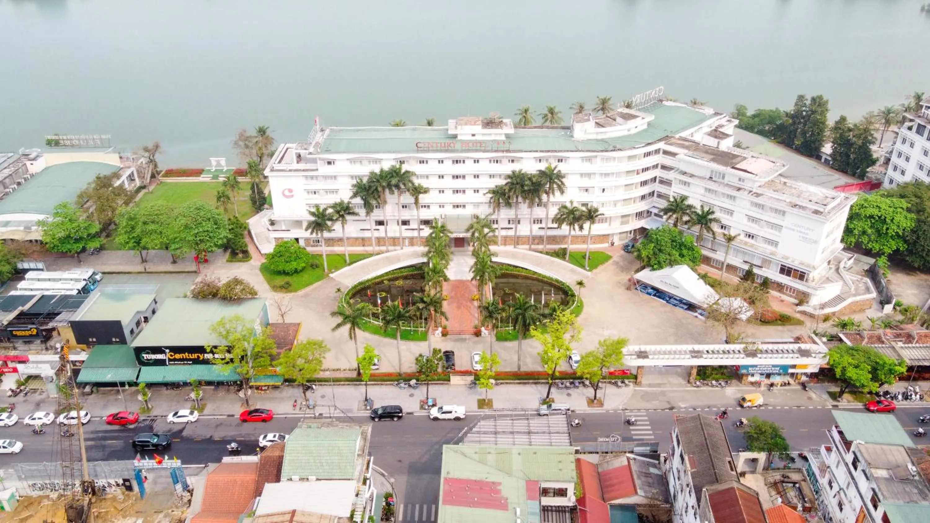 Bird's eye view in Century Riverside Hotel Hue
