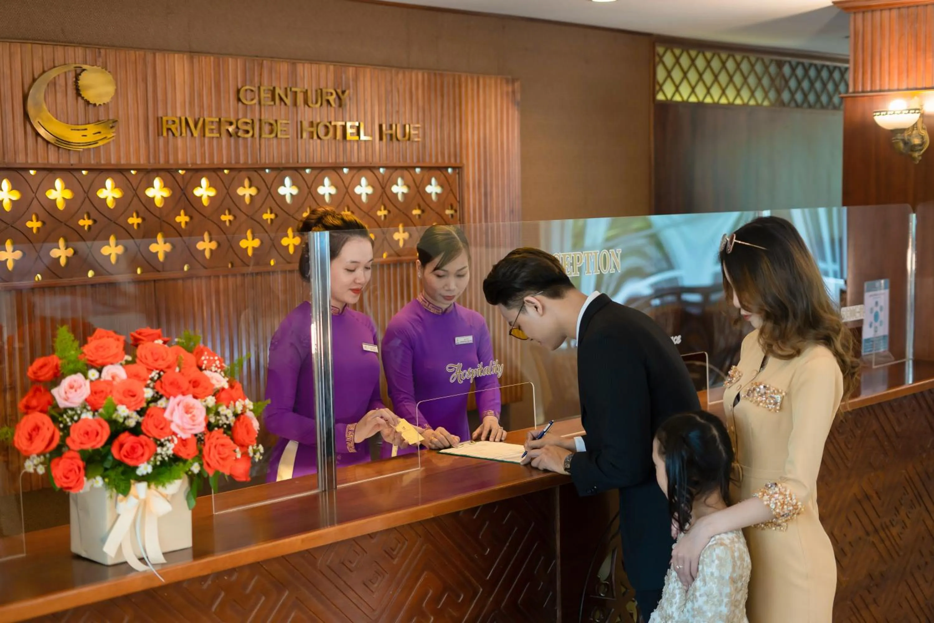 Lobby or reception in Century Riverside Hotel Hue