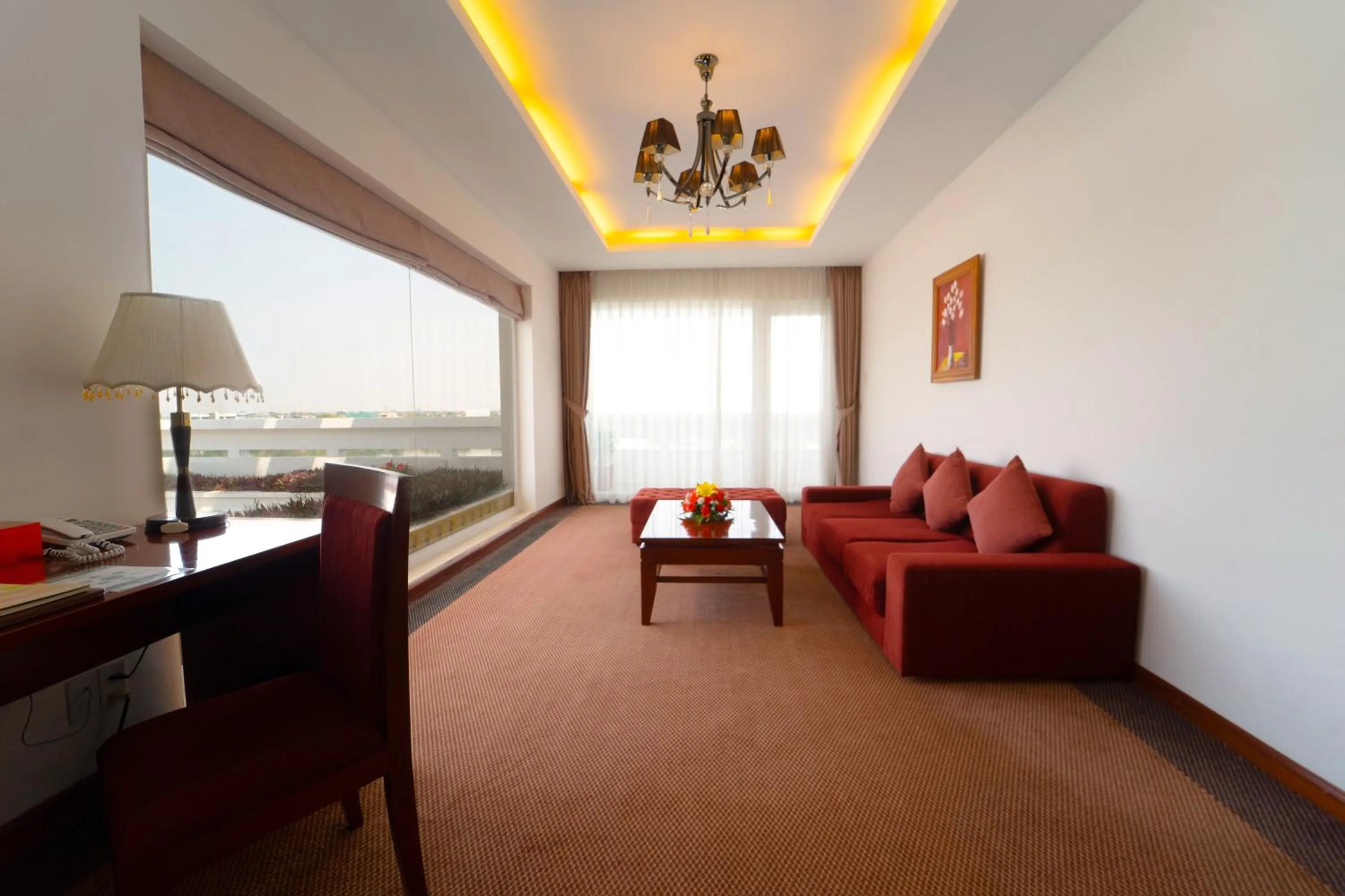 Living room in Century Riverside Hotel Hue
