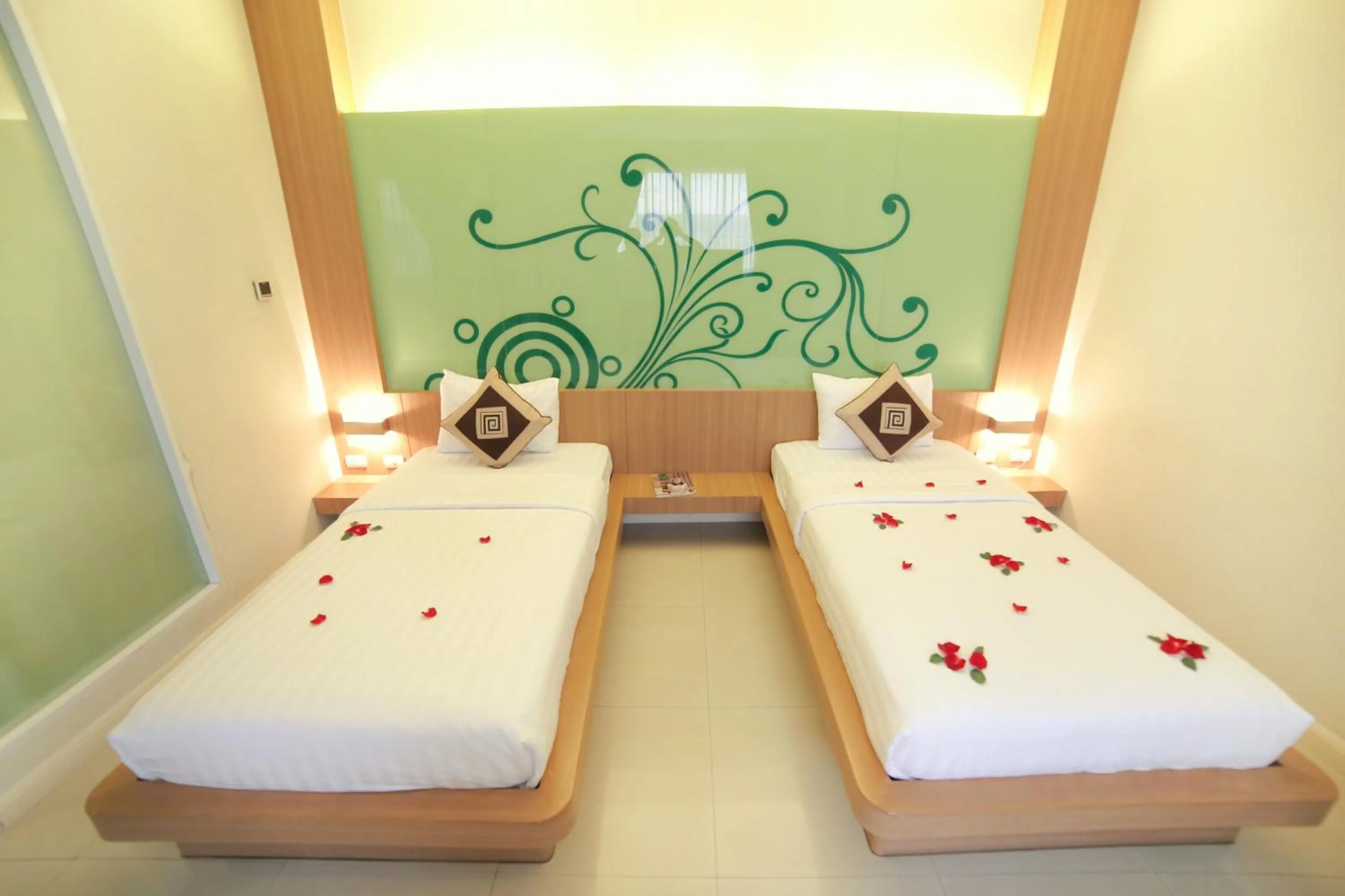 Photo of the whole room, Bed in Lanexang Princess Hotel