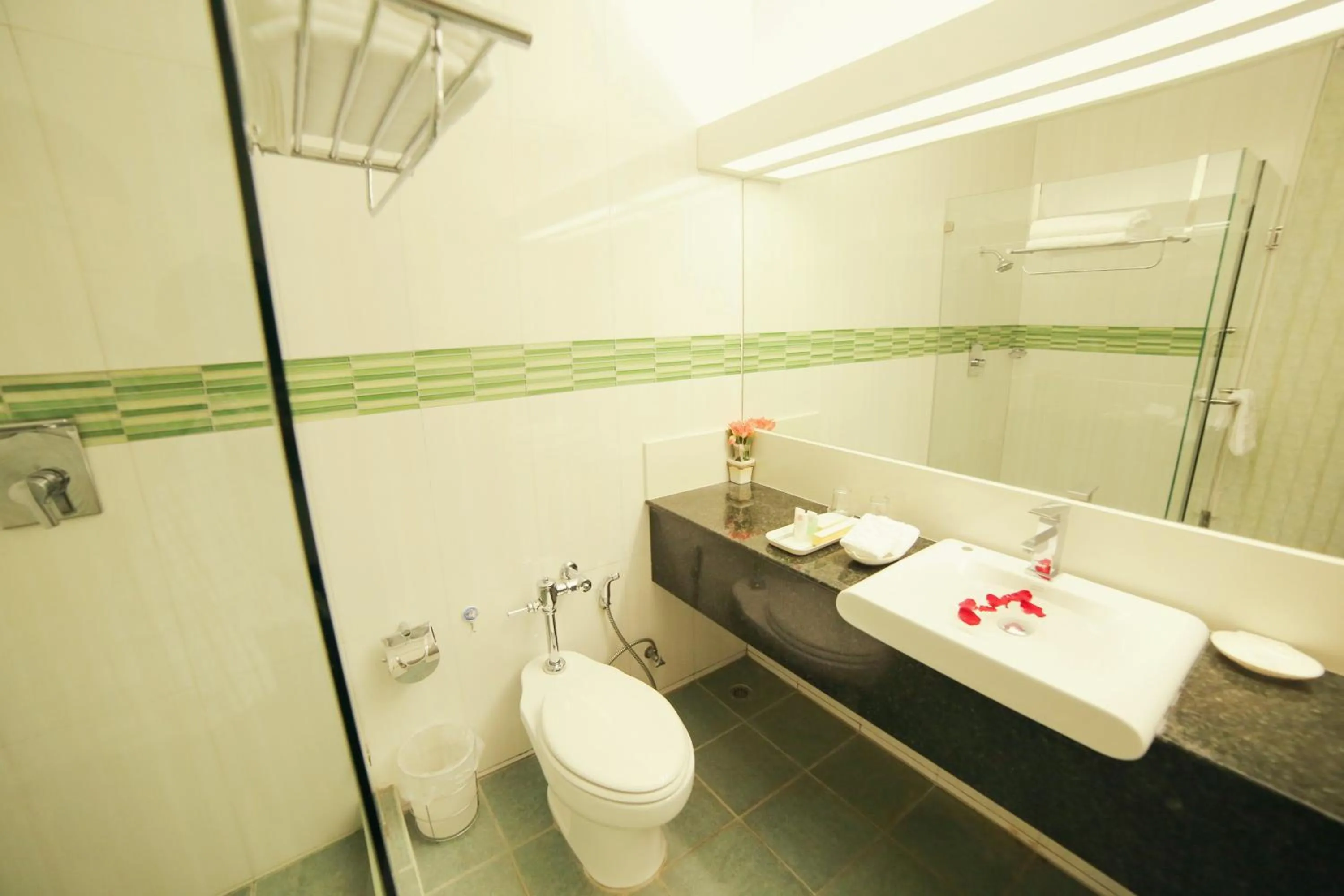 Bathroom in Lanexang Princess Hotel