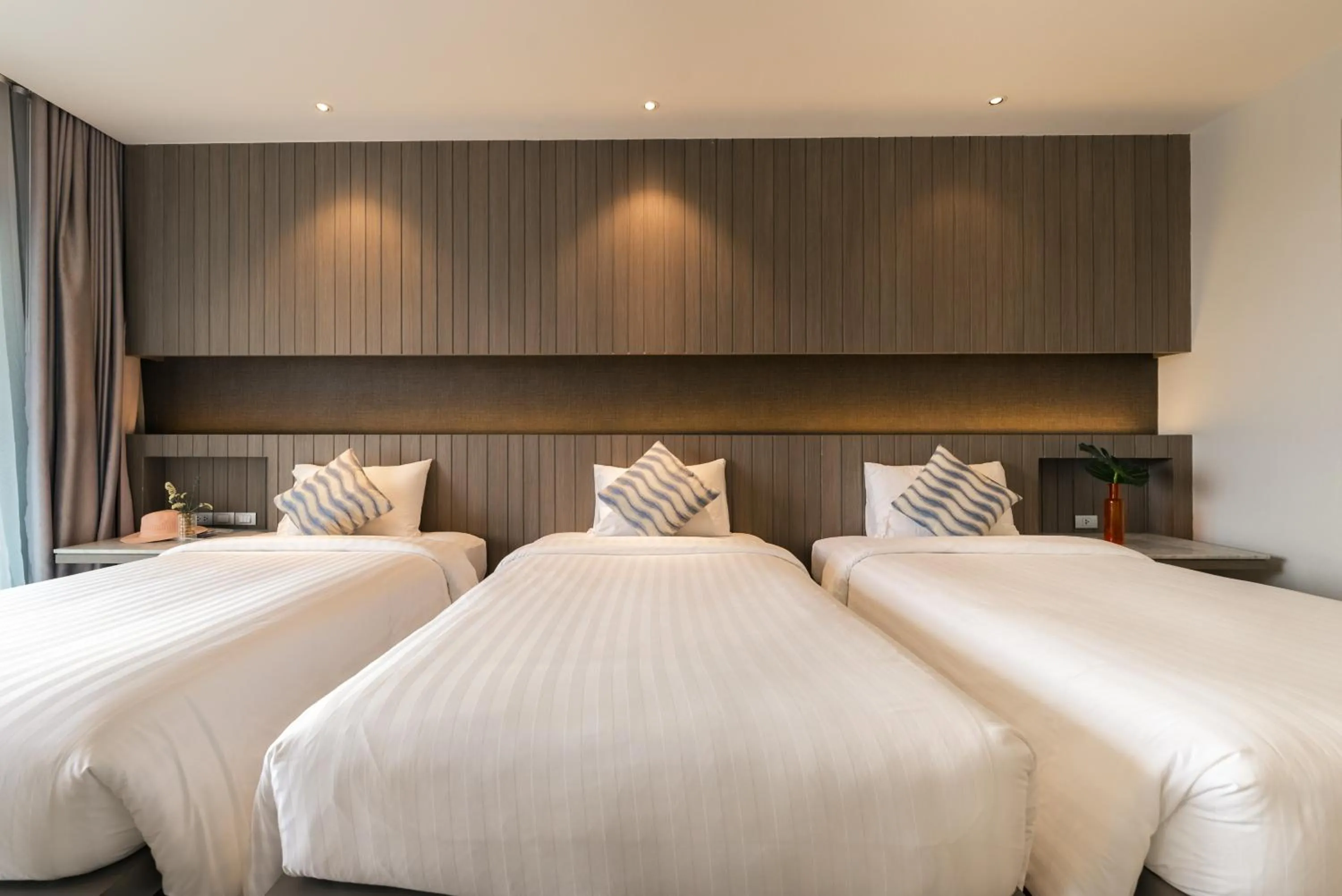 Bed in Hotel IKON Phuket - SHA Extra Plus