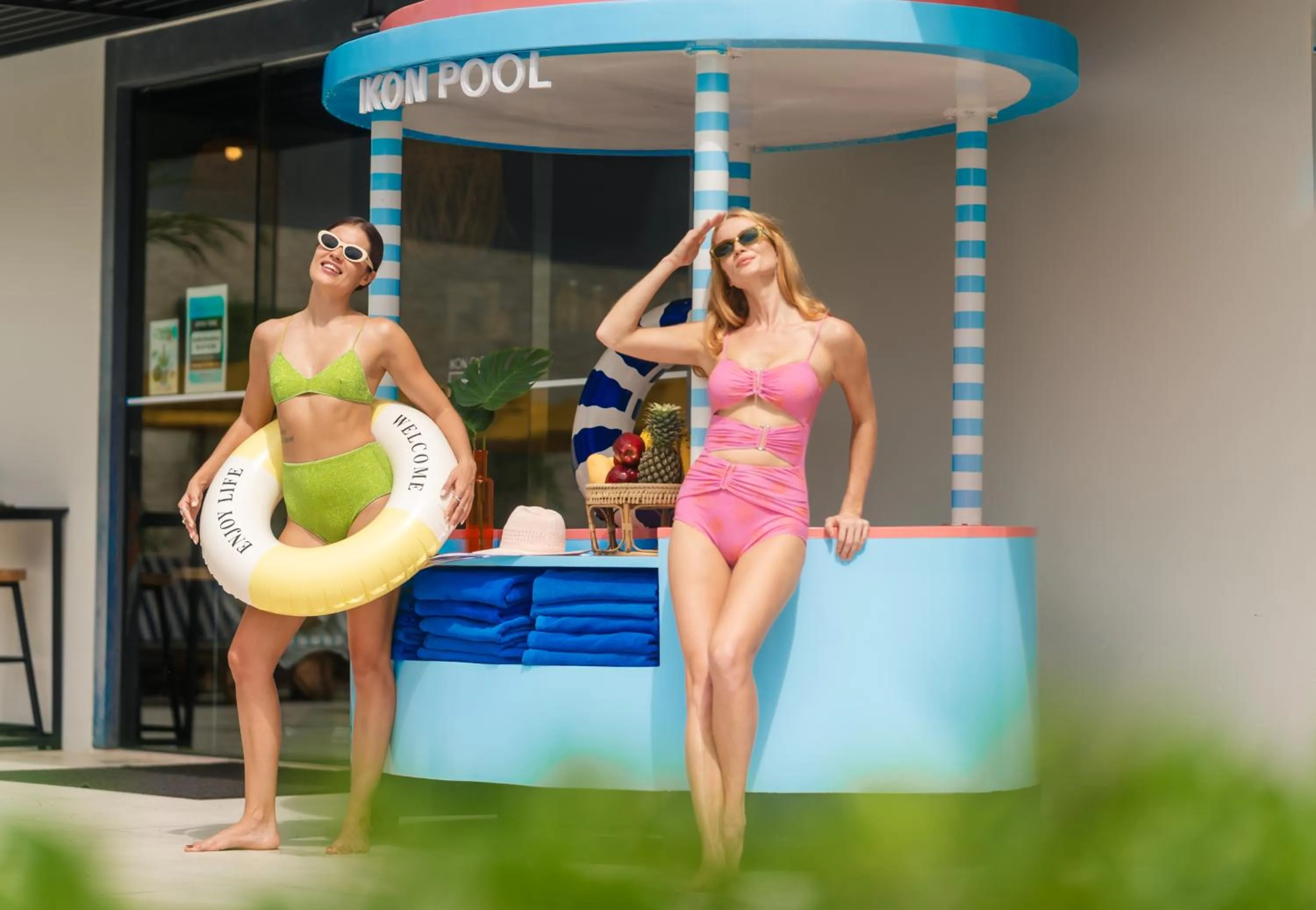 Pool view in Hotel IKON Phuket - SHA Extra Plus