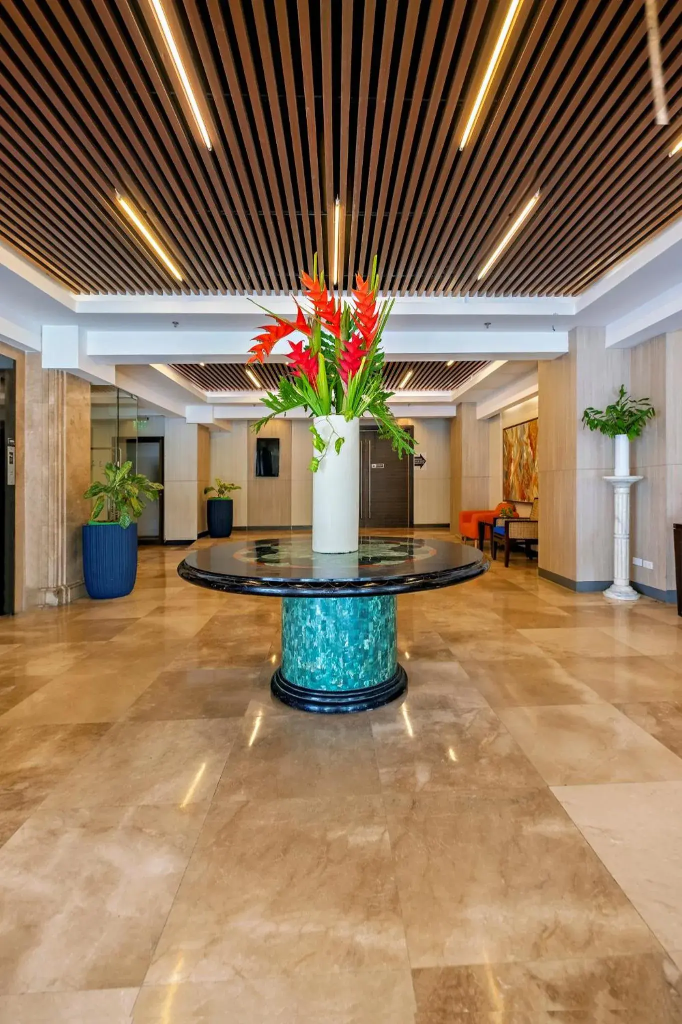 Lobby or reception in Cebu Grand Hotel Lobby or reception in Cebu Grand Hotel