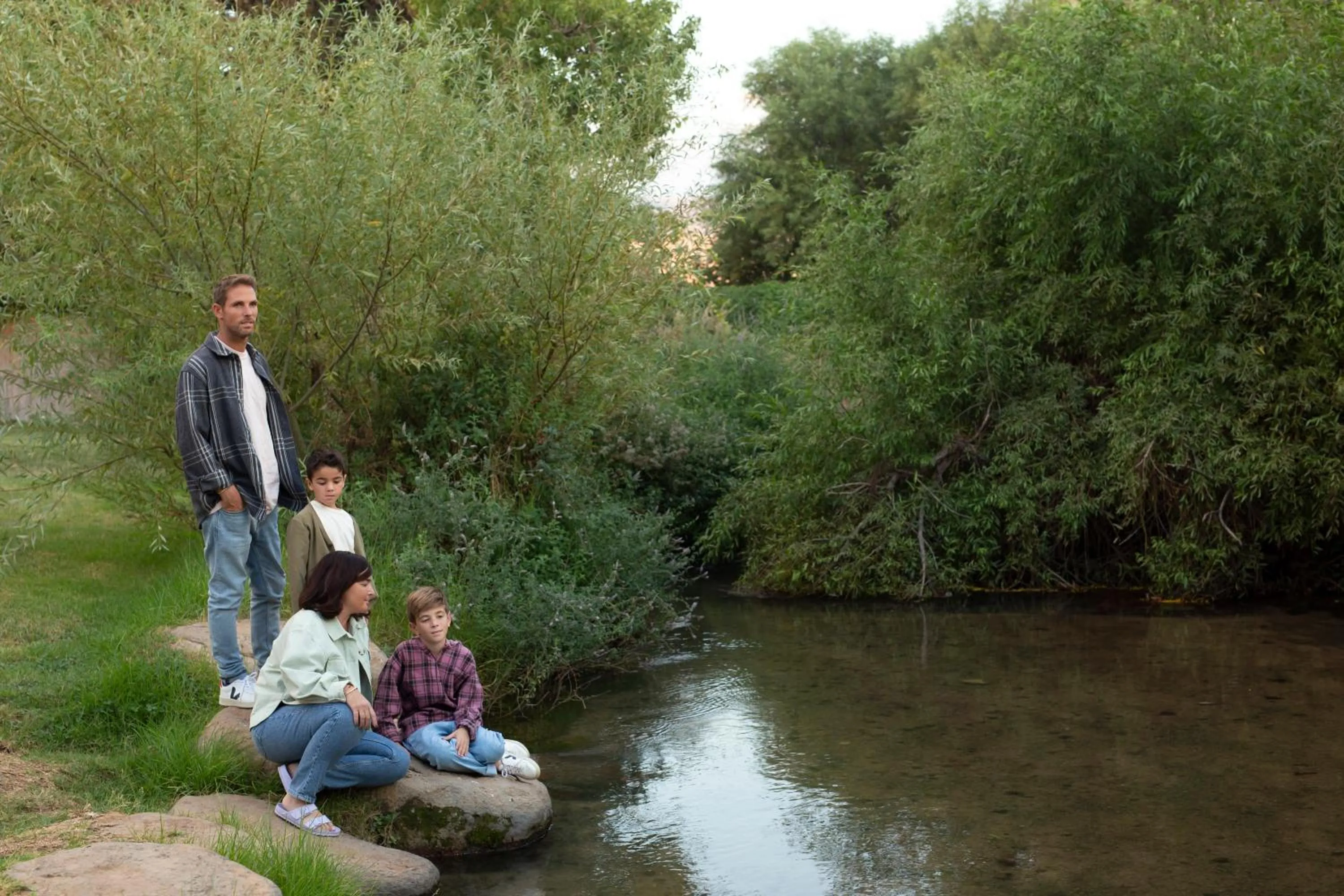 group of guests in Erettz Dafna Travel Hotel