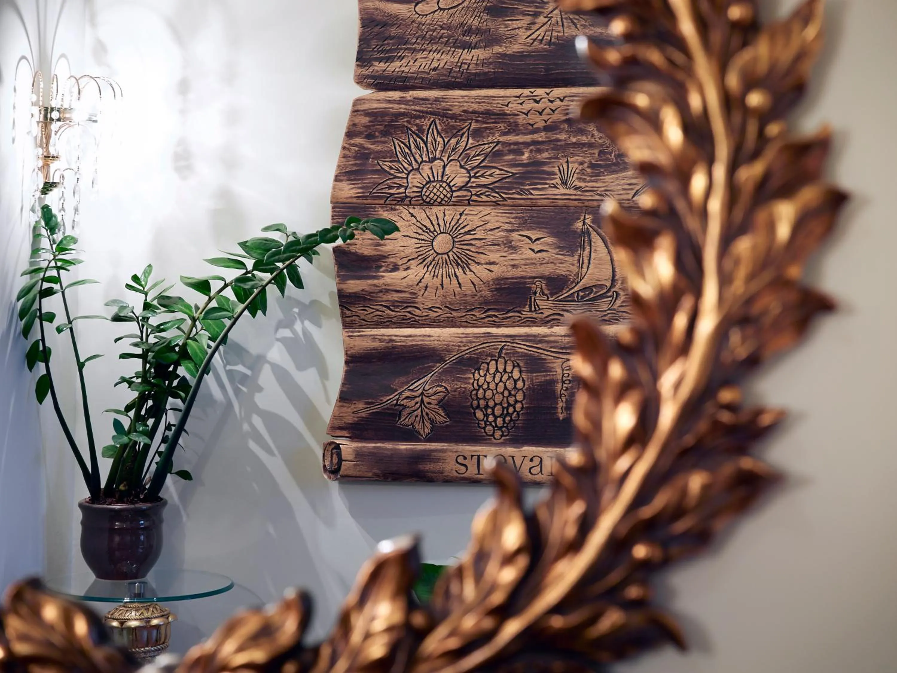Decorative detail in Stevalia Hotel & Spa