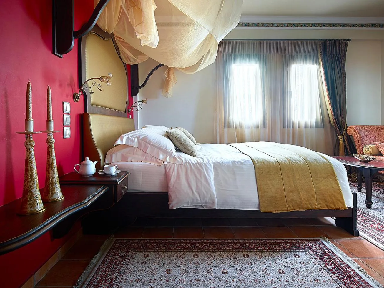 Bed in Stevalia Hotel & Spa