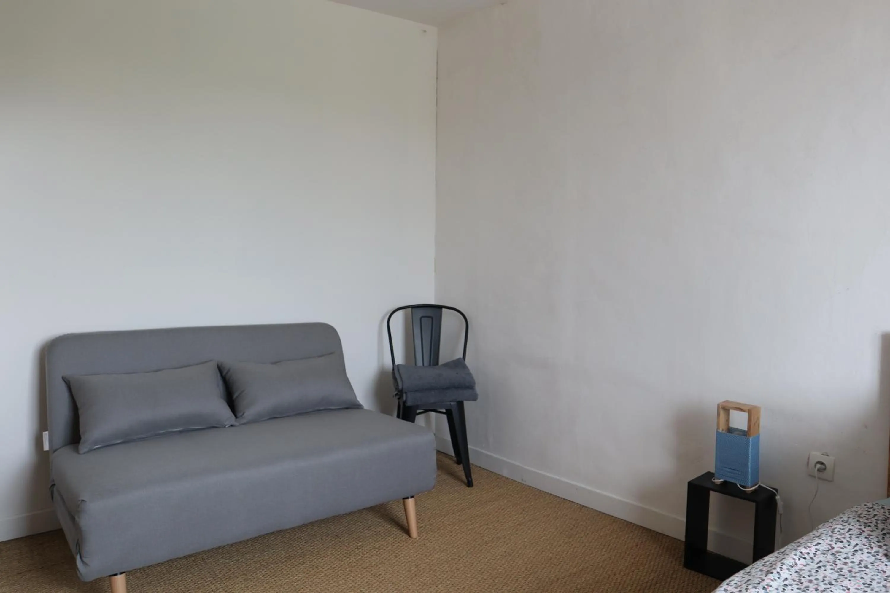 Seating area in Maison ecologique en paille