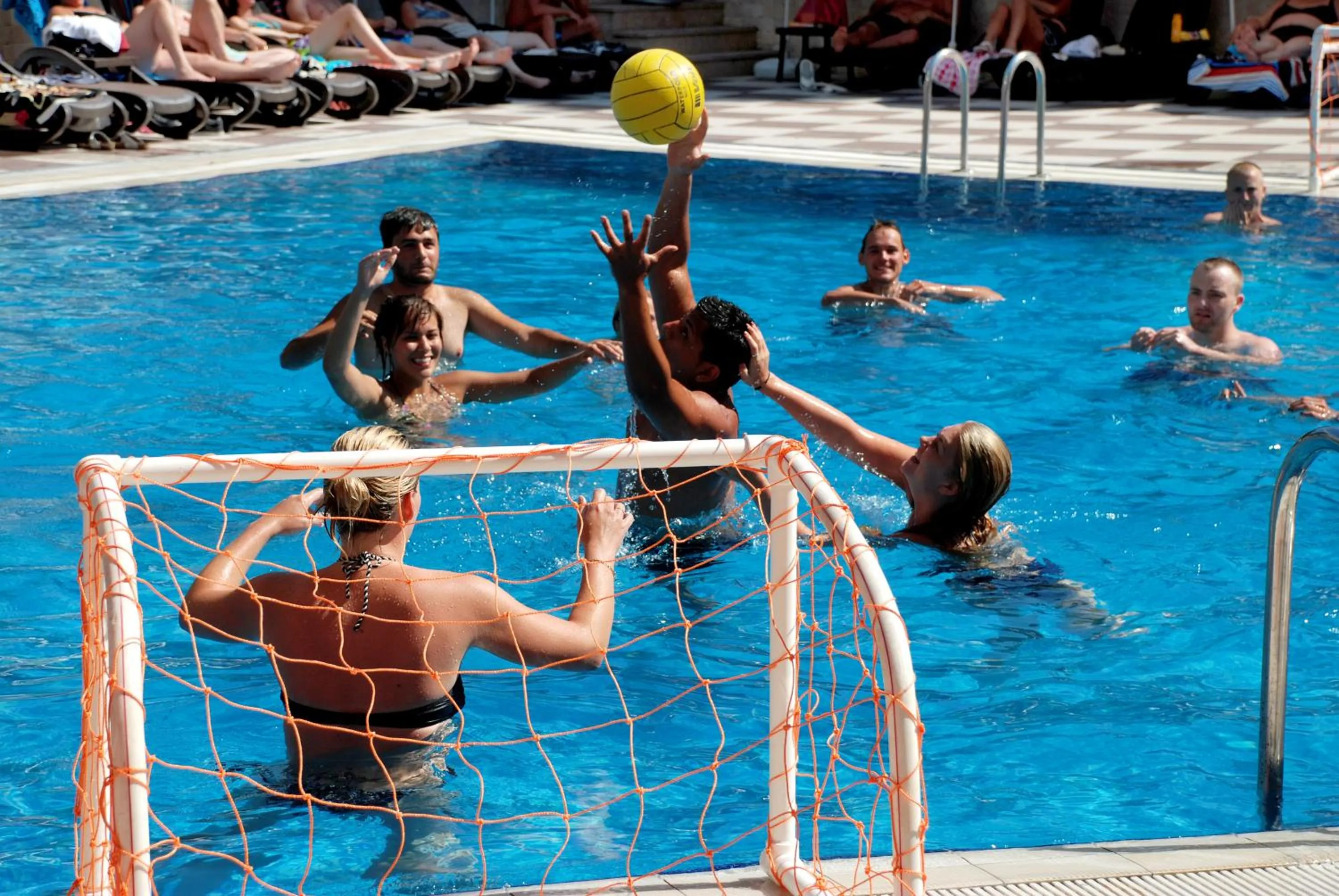 Swimming pool in Grand Okan Hotel