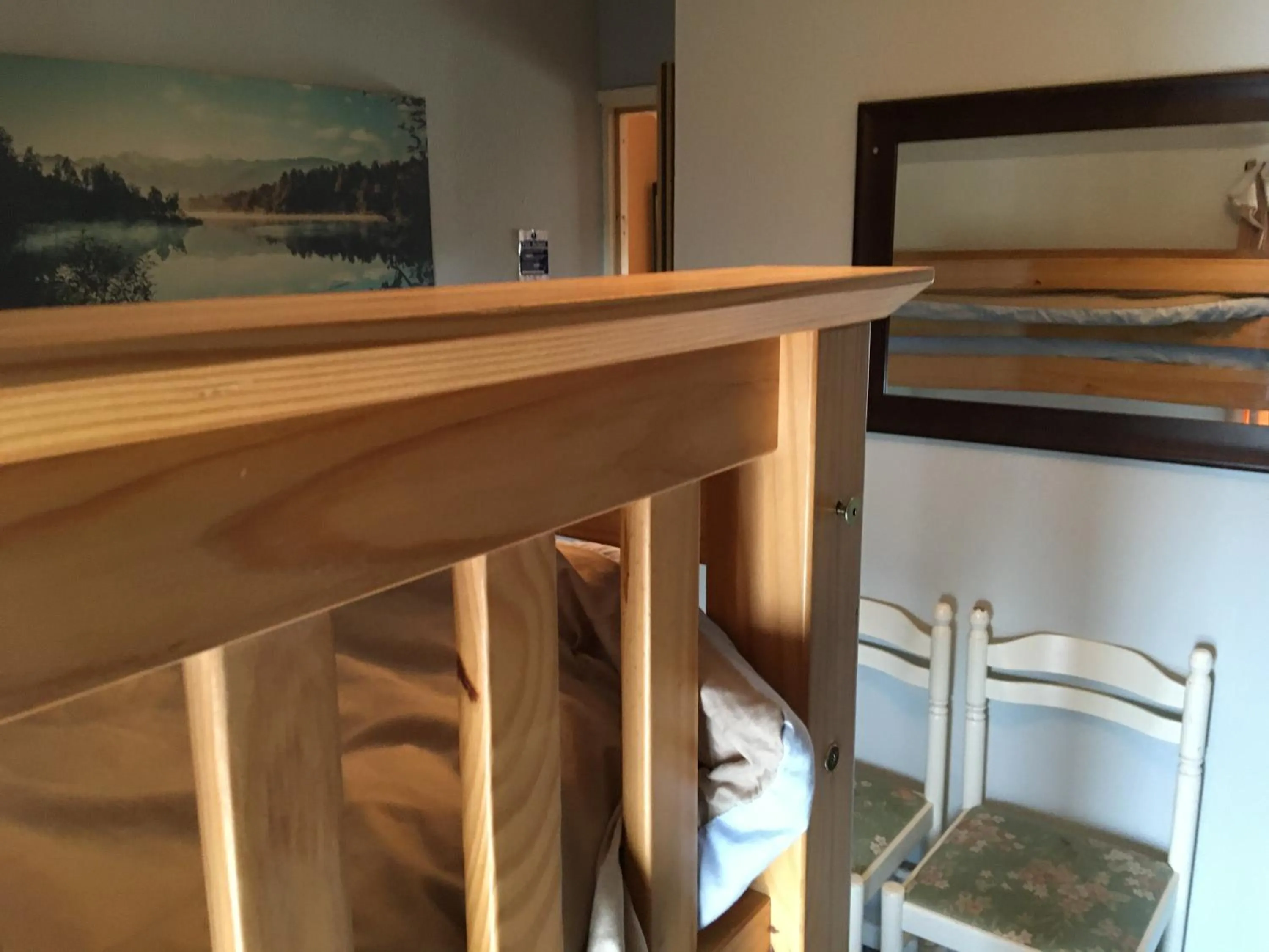 bunk bed, Bed in Pantyrathro International Hostel