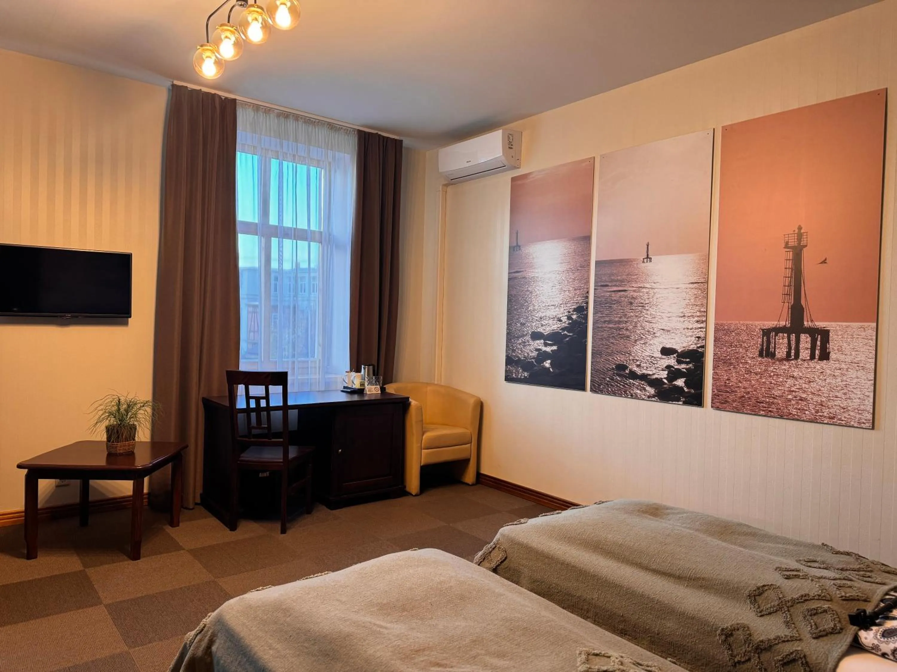 Bed in Hotel Vilhelmine