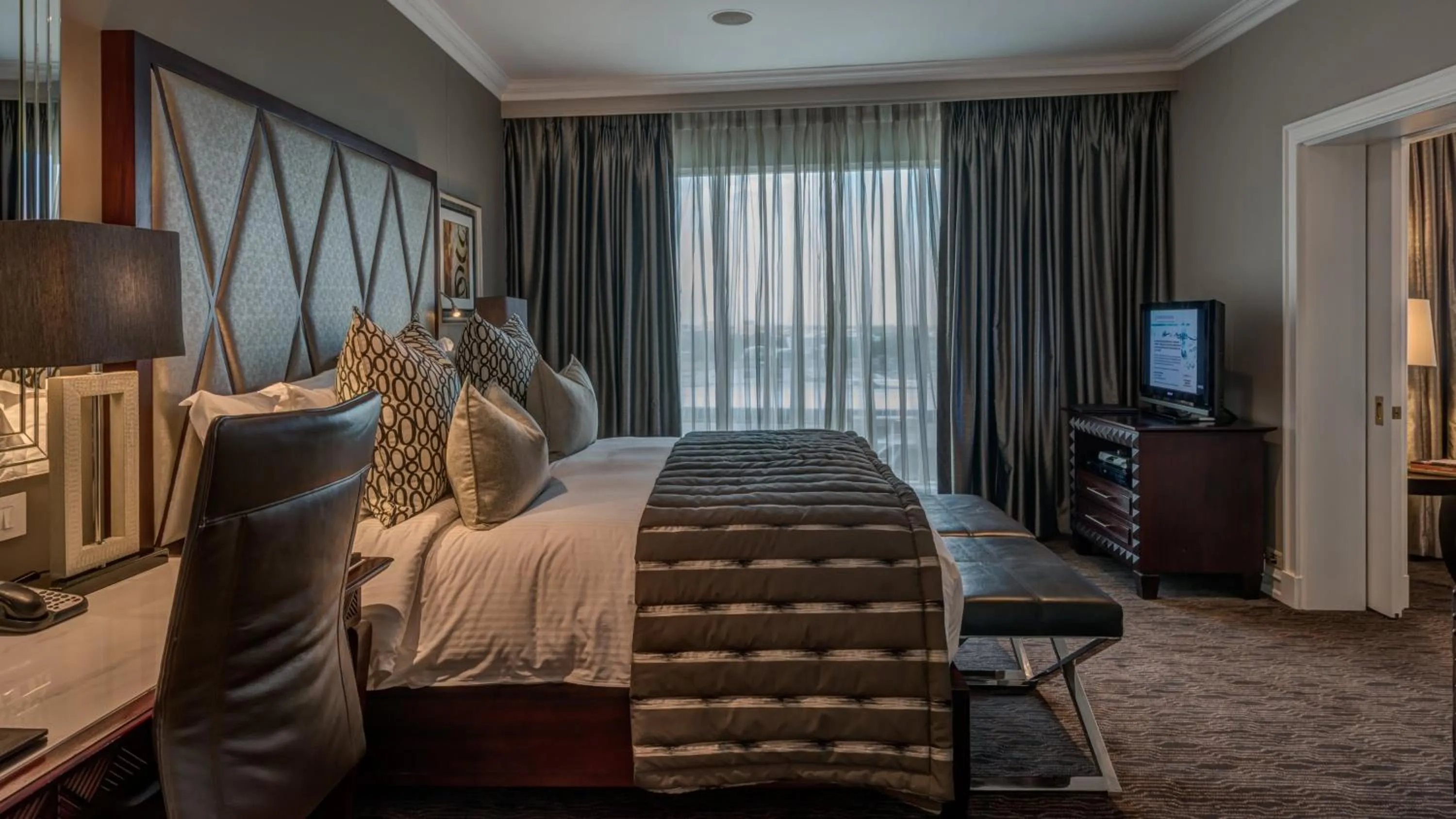 Photo of the whole room, Bed in InterContinental Johannesburg OR Tambo Airport Hotel by IHG
