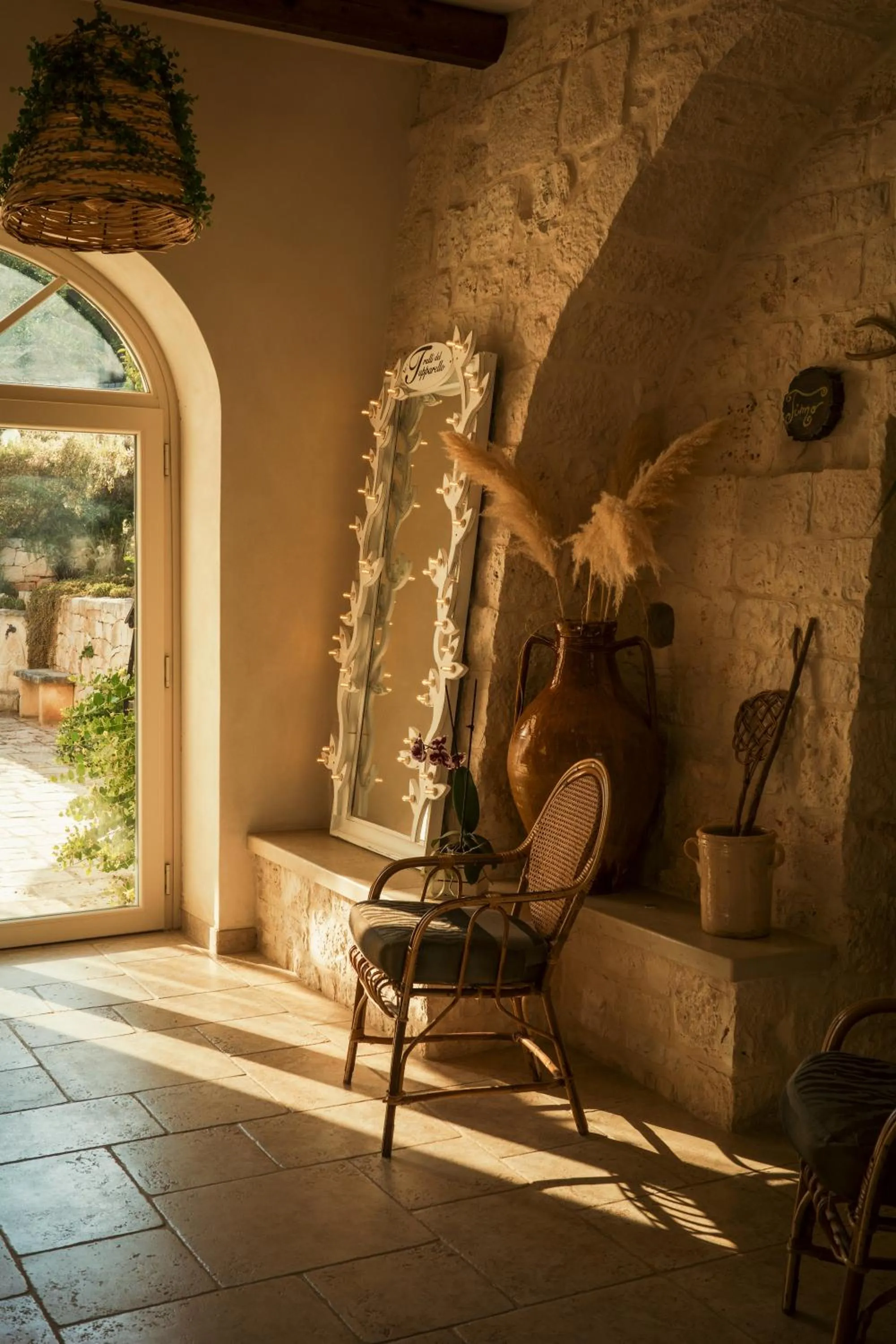 Lobby or reception in I Trulli del Tupparello