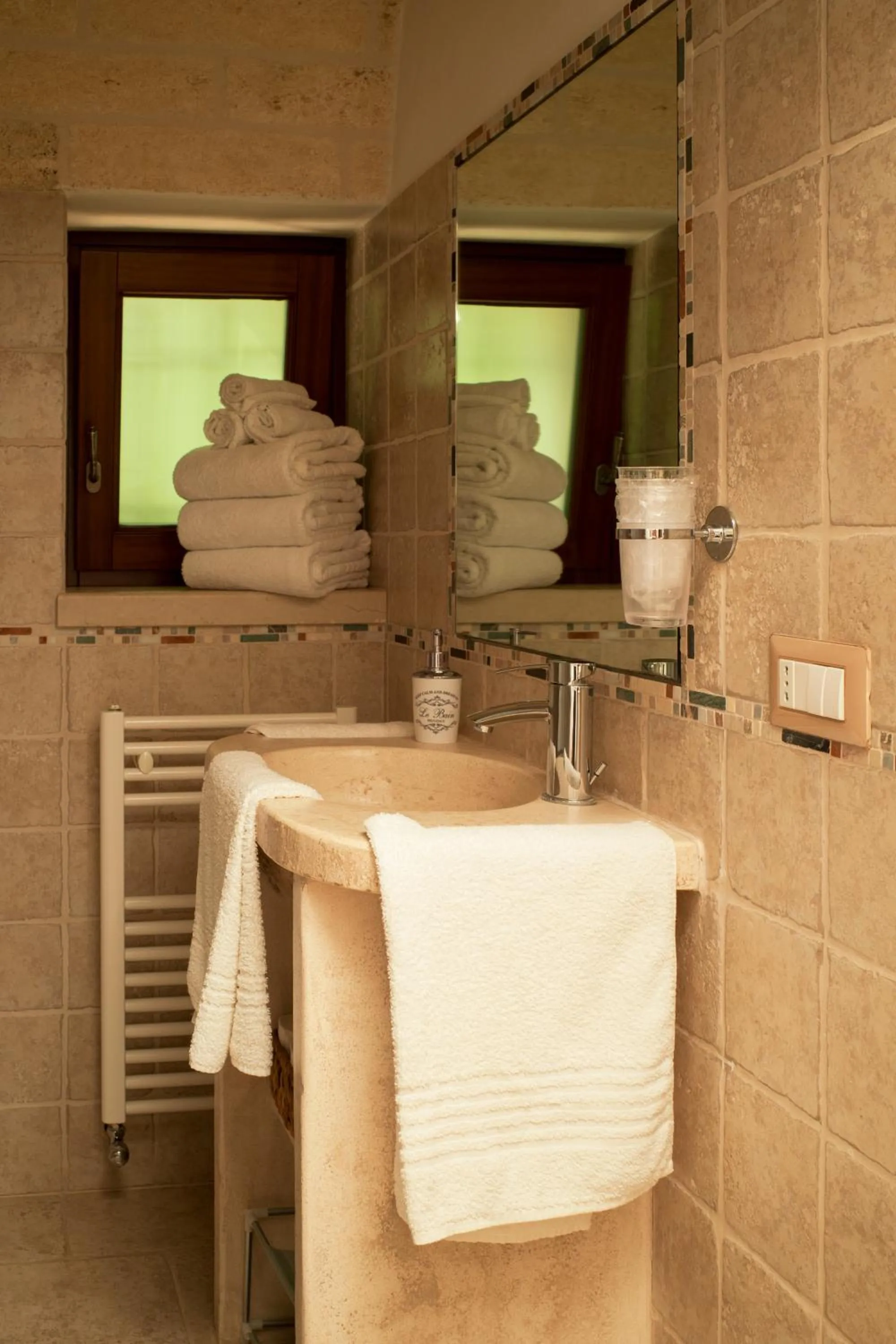 Bathroom in I Trulli del Tupparello