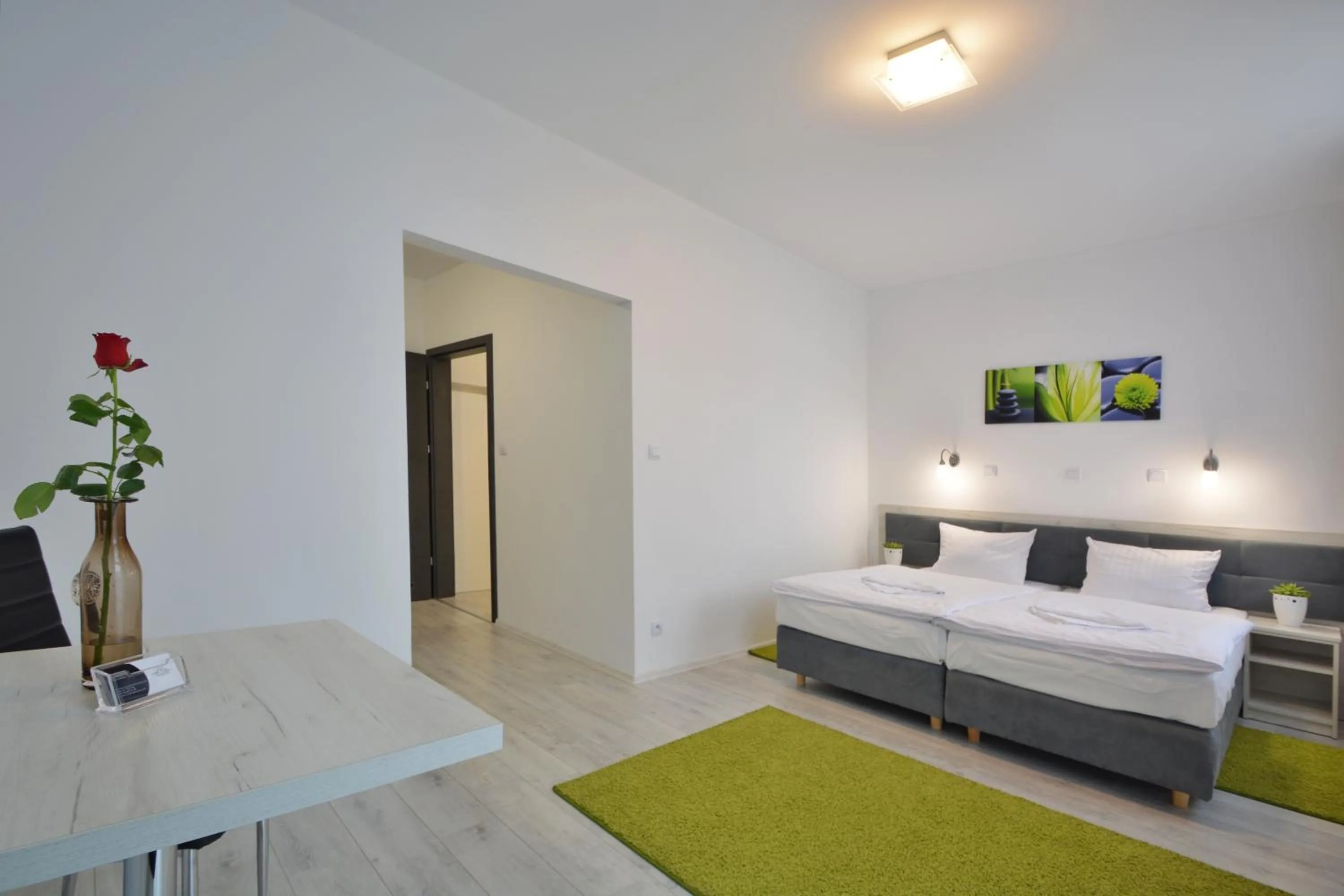 Bed in Hotel Roztocze