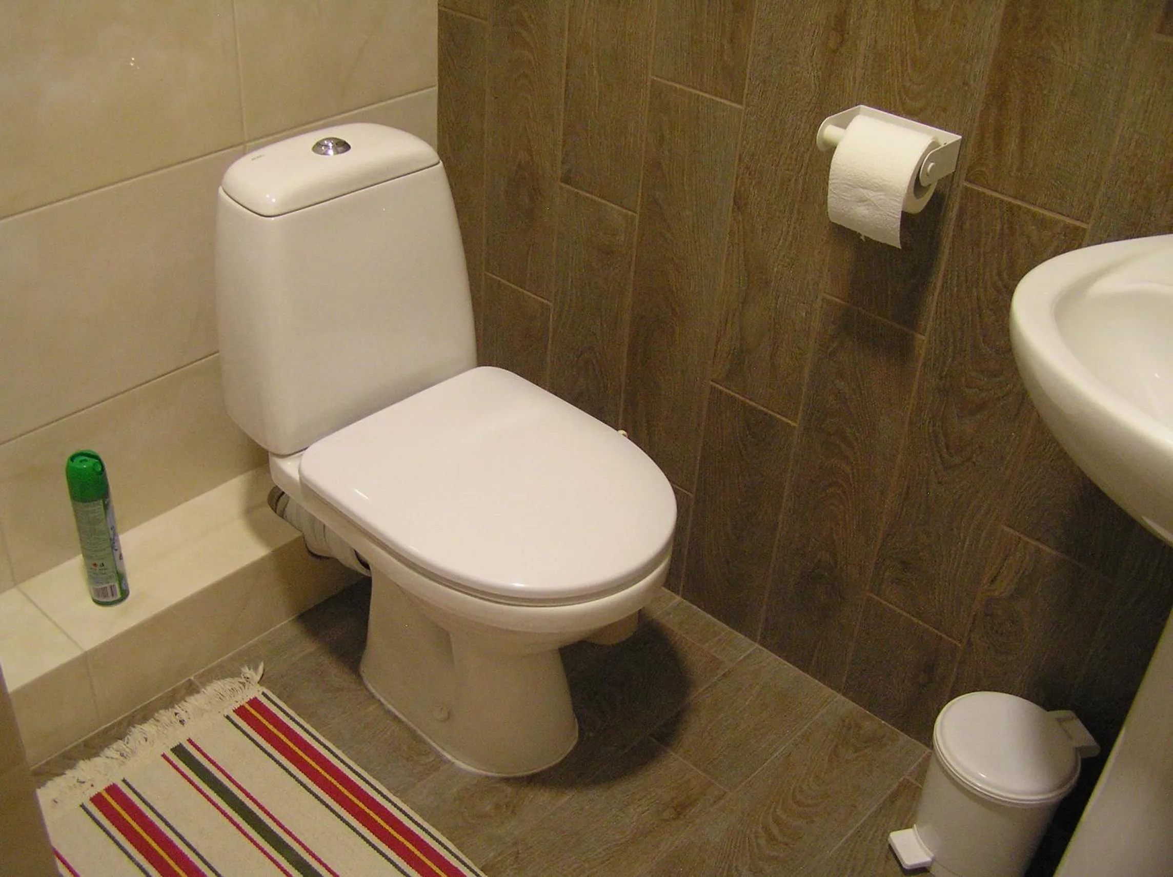 Toilet in Orange Guest Rooms