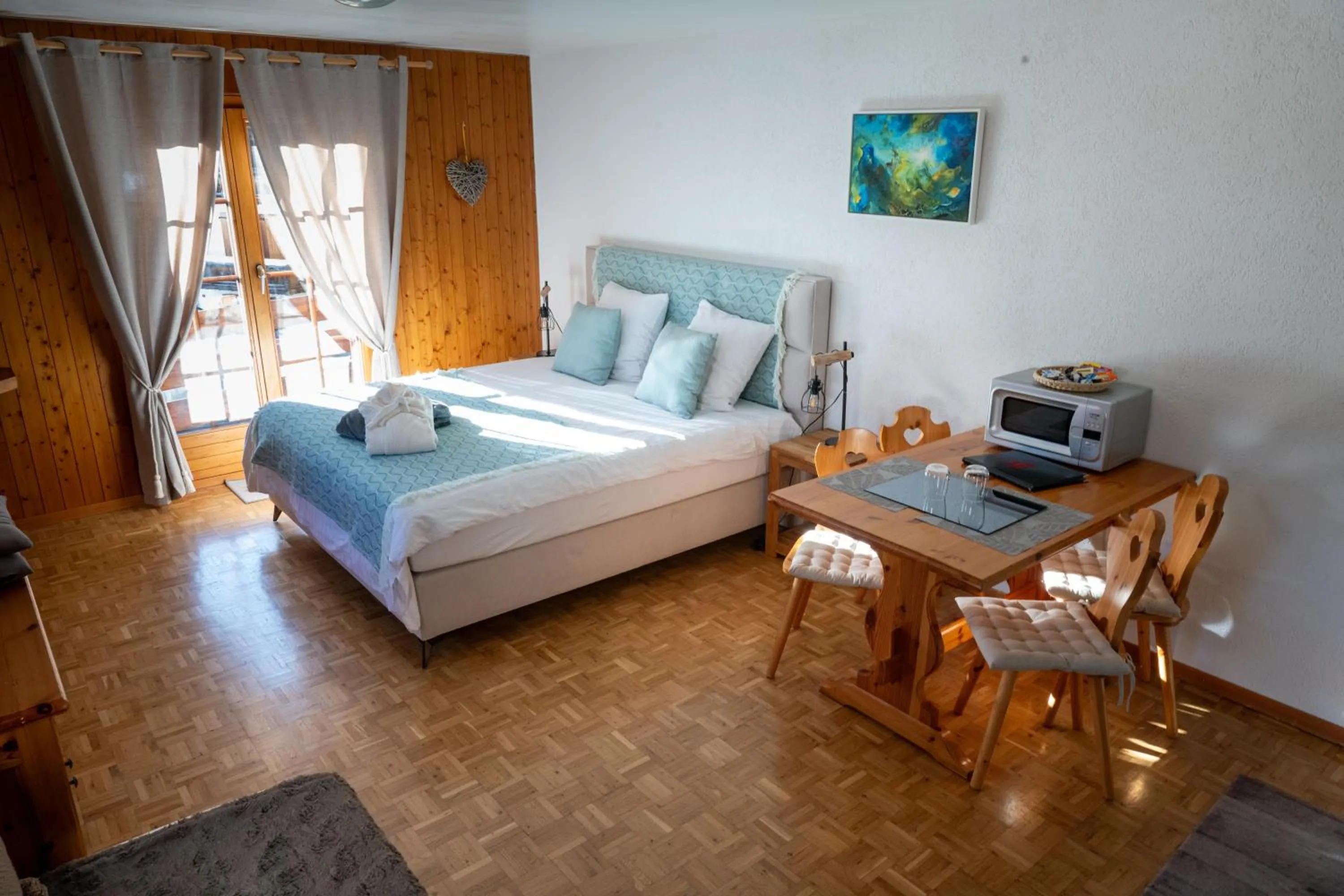 Bed in Le Vieux Valais