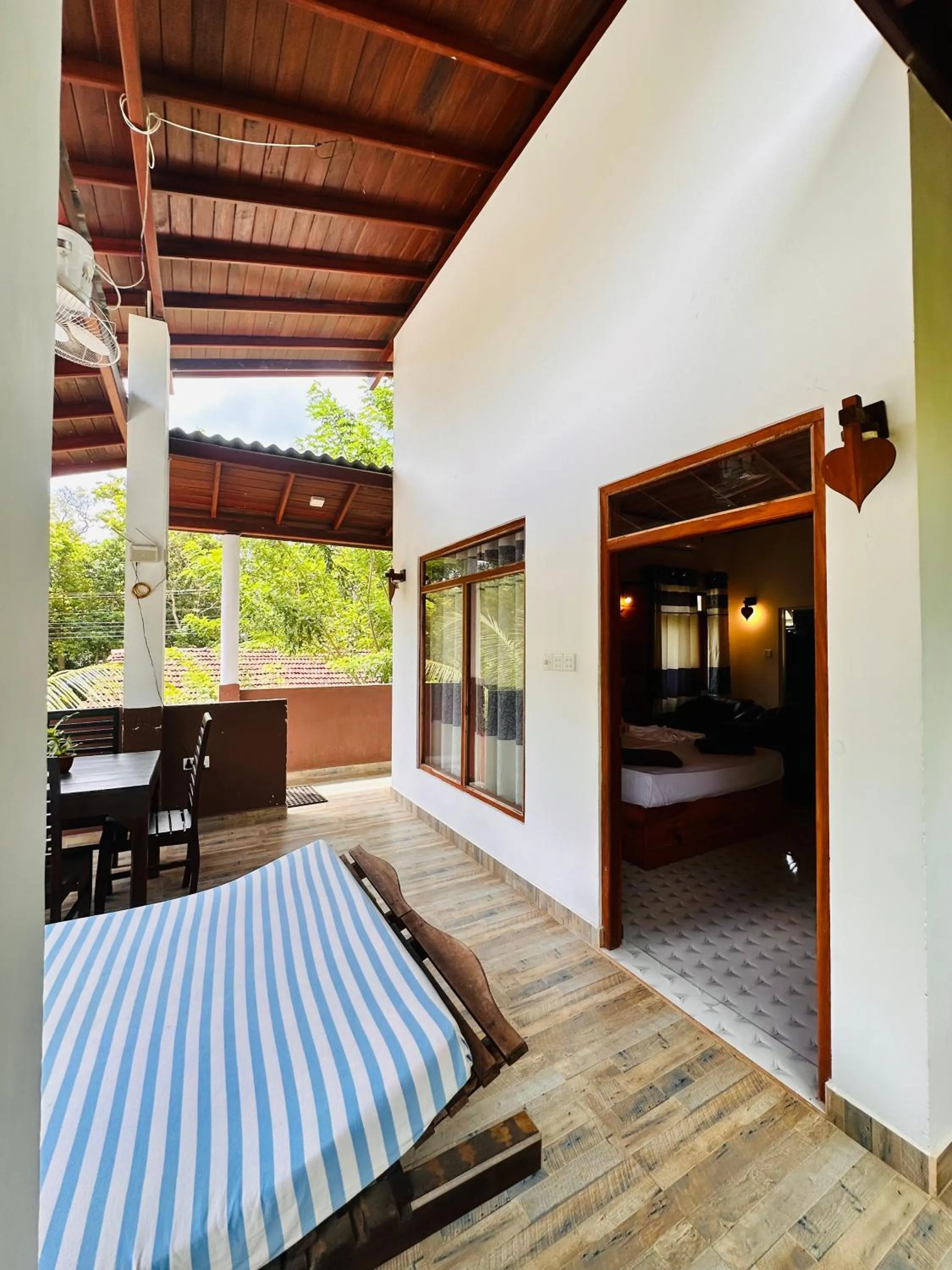 Patio in Rekawa Turtle Gate Hotel