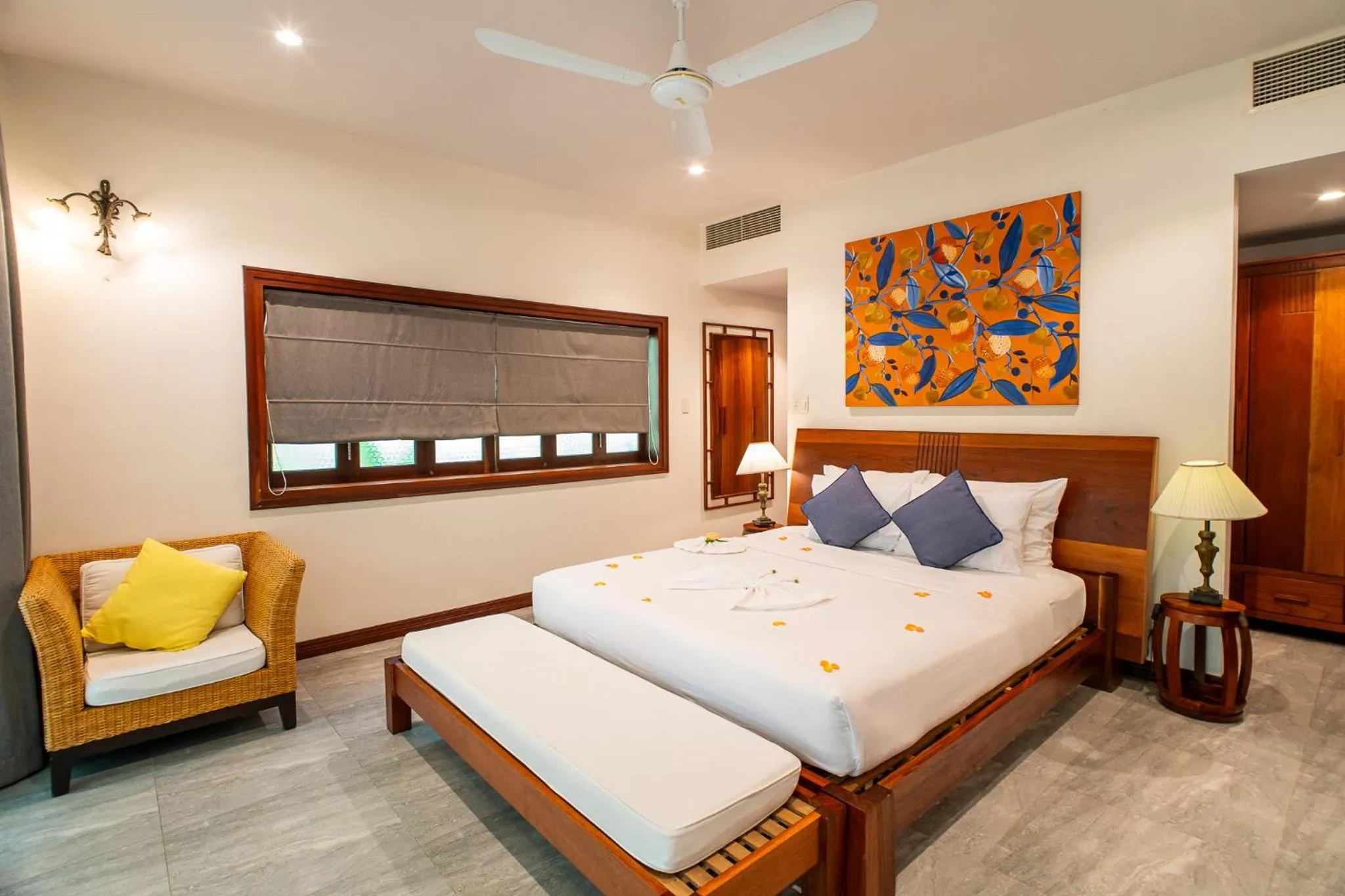 Bed in Allezboo Beach Resort & Spa