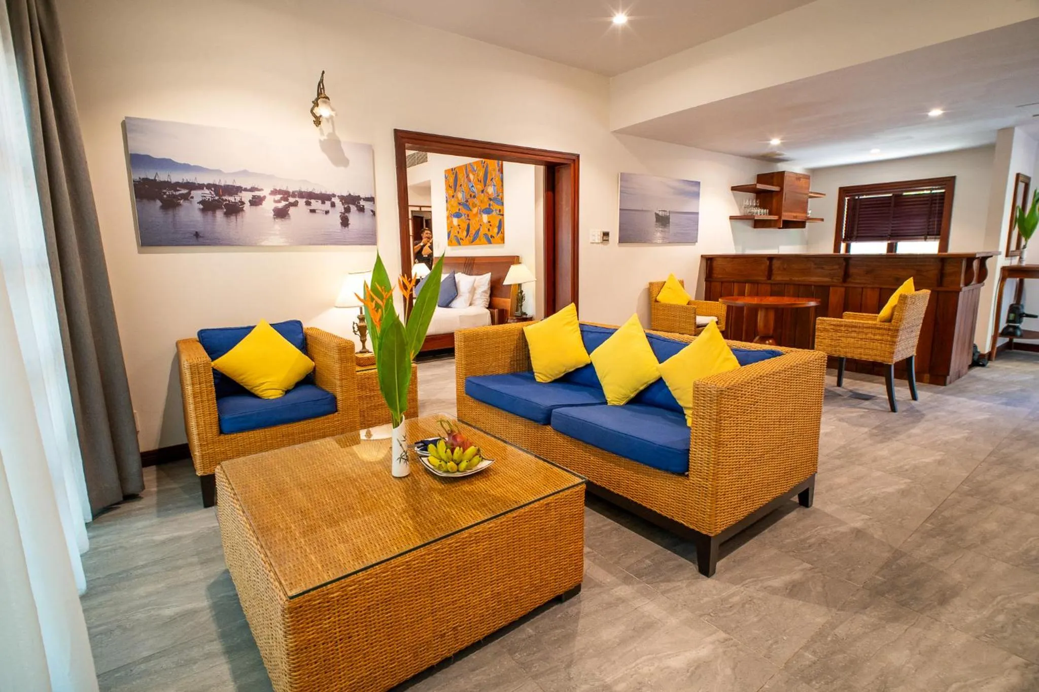Living room in Allezboo Beach Resort & Spa