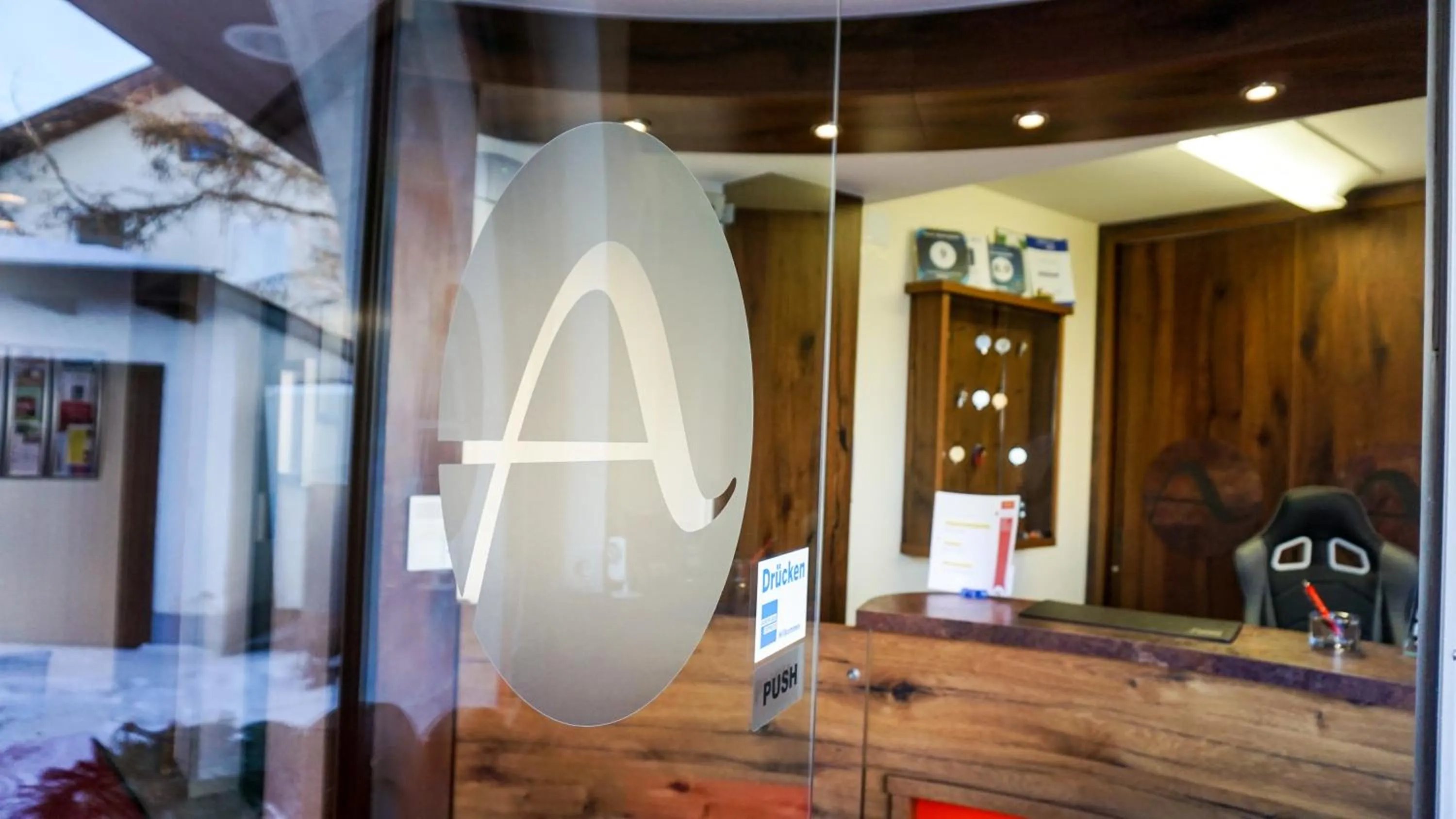 Lobby or reception in Hotel Alpenglühn