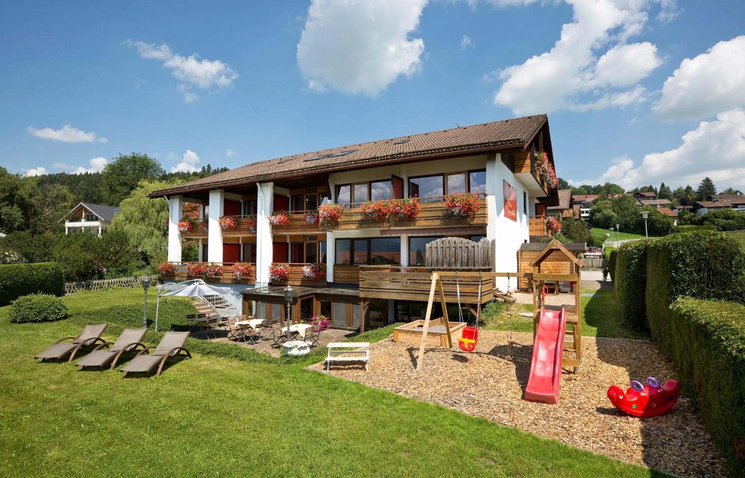 Property building in Hotel Alpenglühn