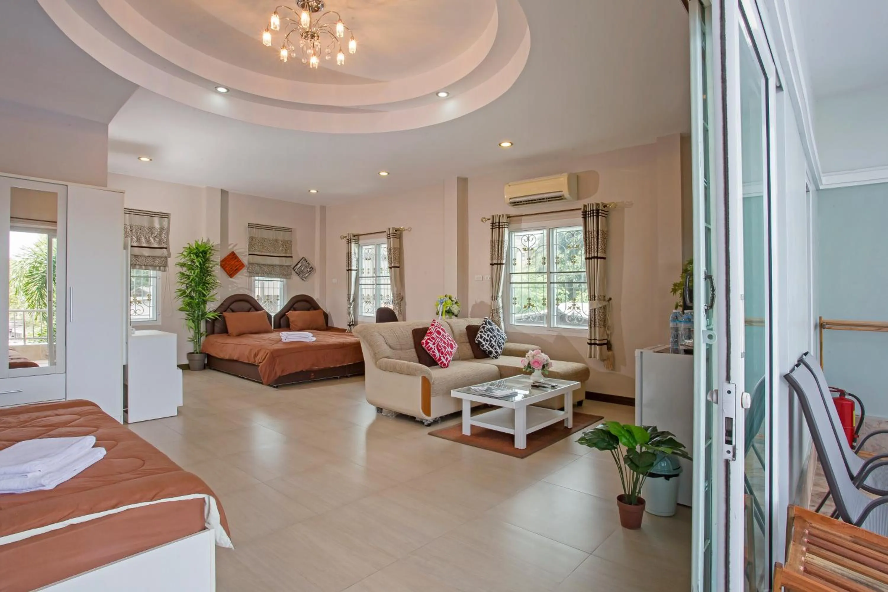 Bed in Siam@Sea Resort