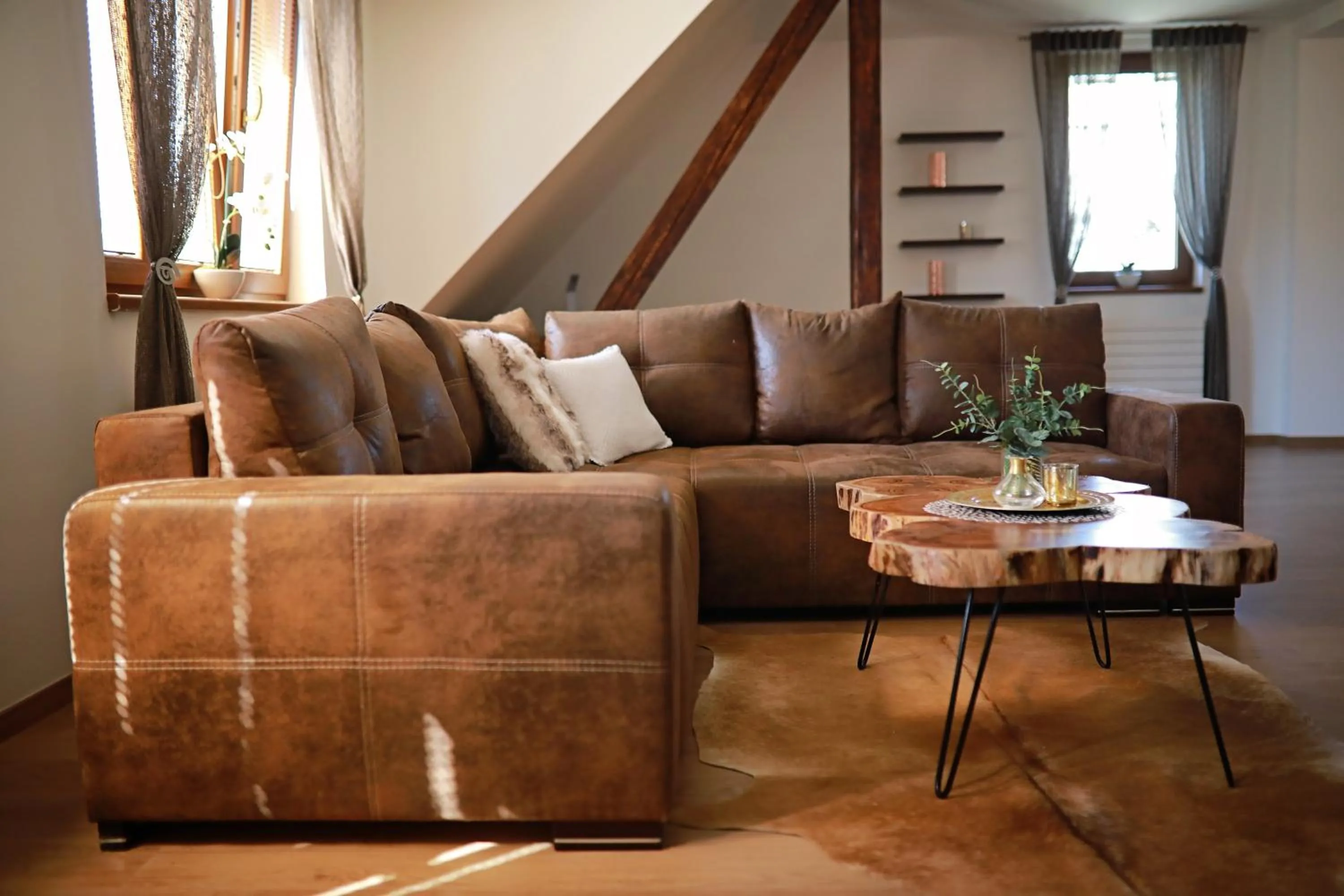 Living room in Penzion Sokolská