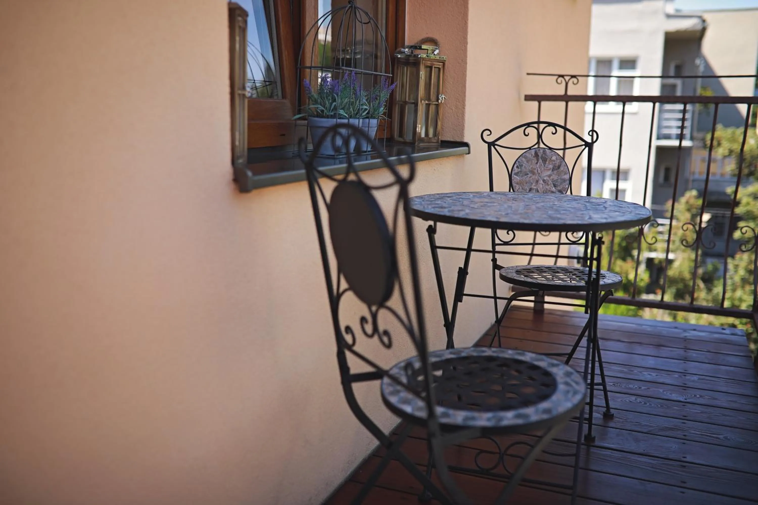 Balcony/Terrace in Penzion Sokolská