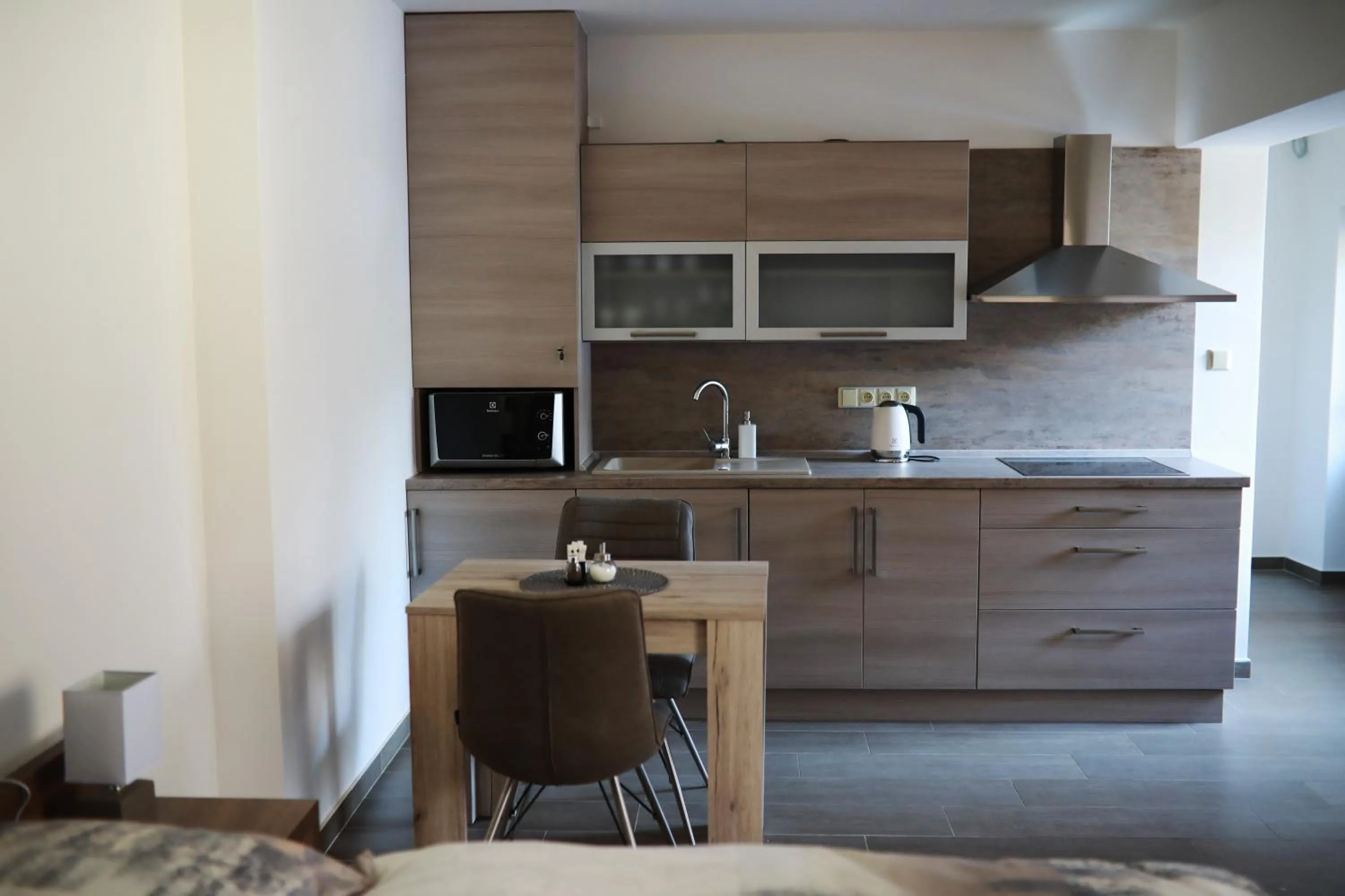 Kitchen or kitchenette in Penzion Sokolská