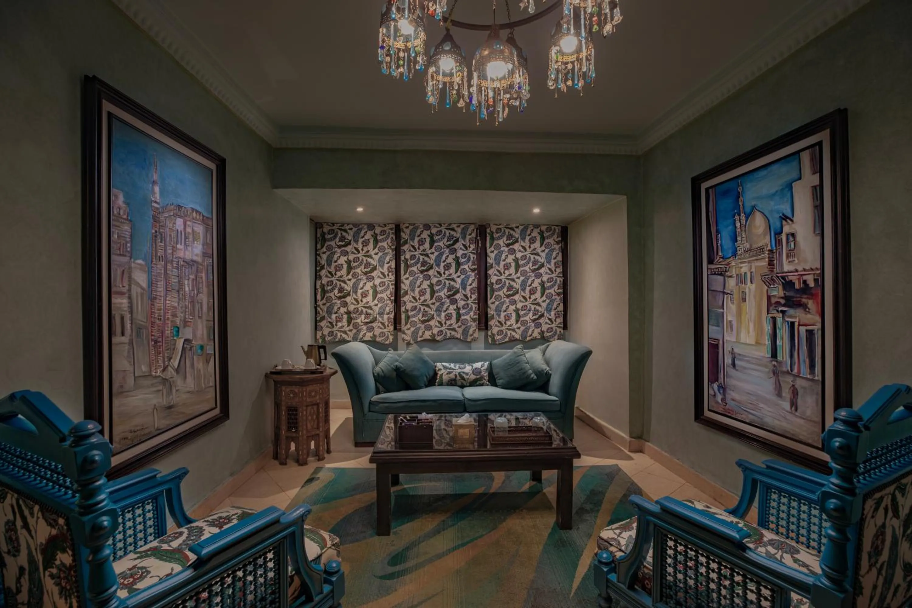 Living room in Le Riad Hotel de Charme