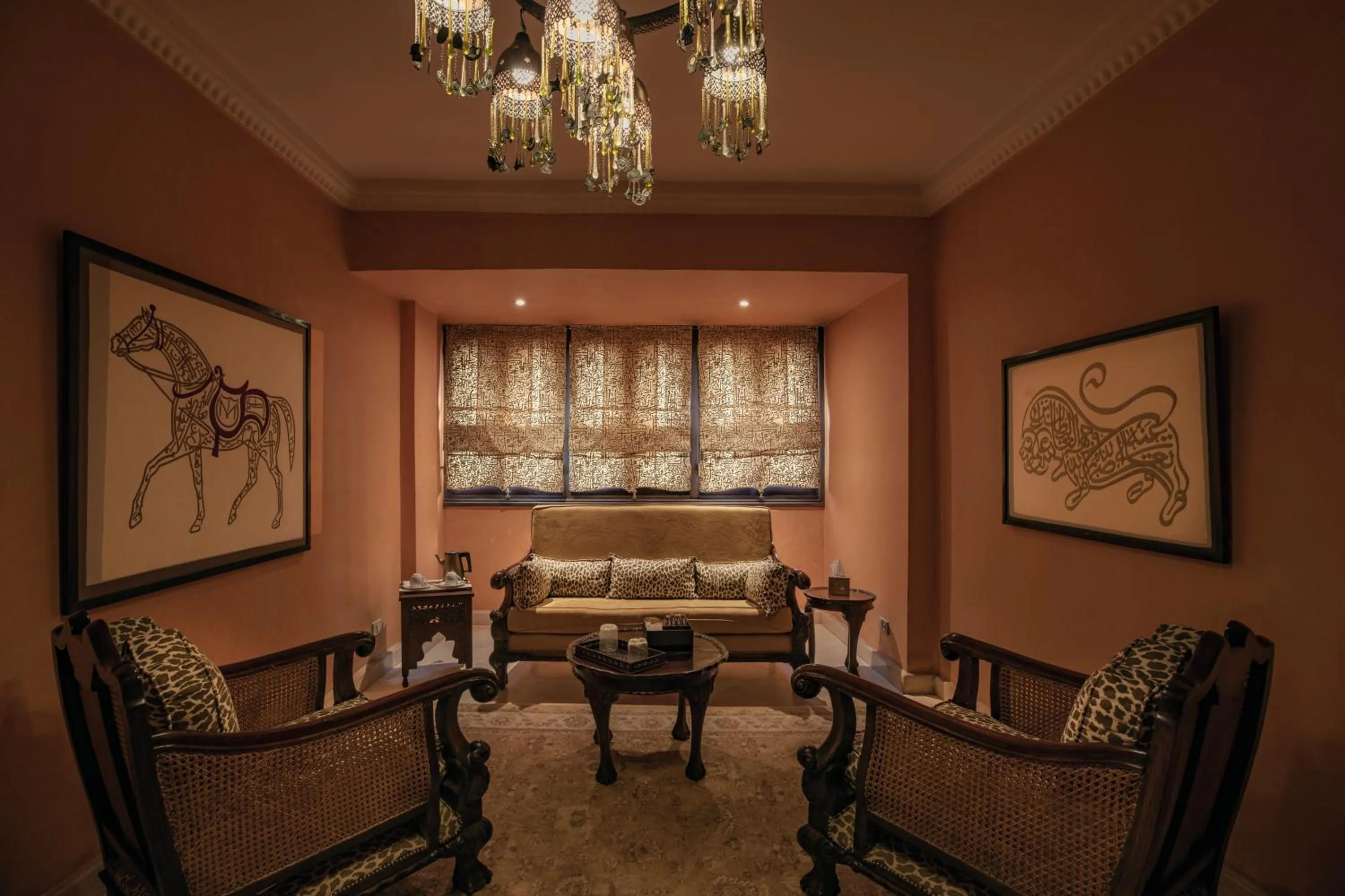 Living room in Le Riad Hotel de Charme