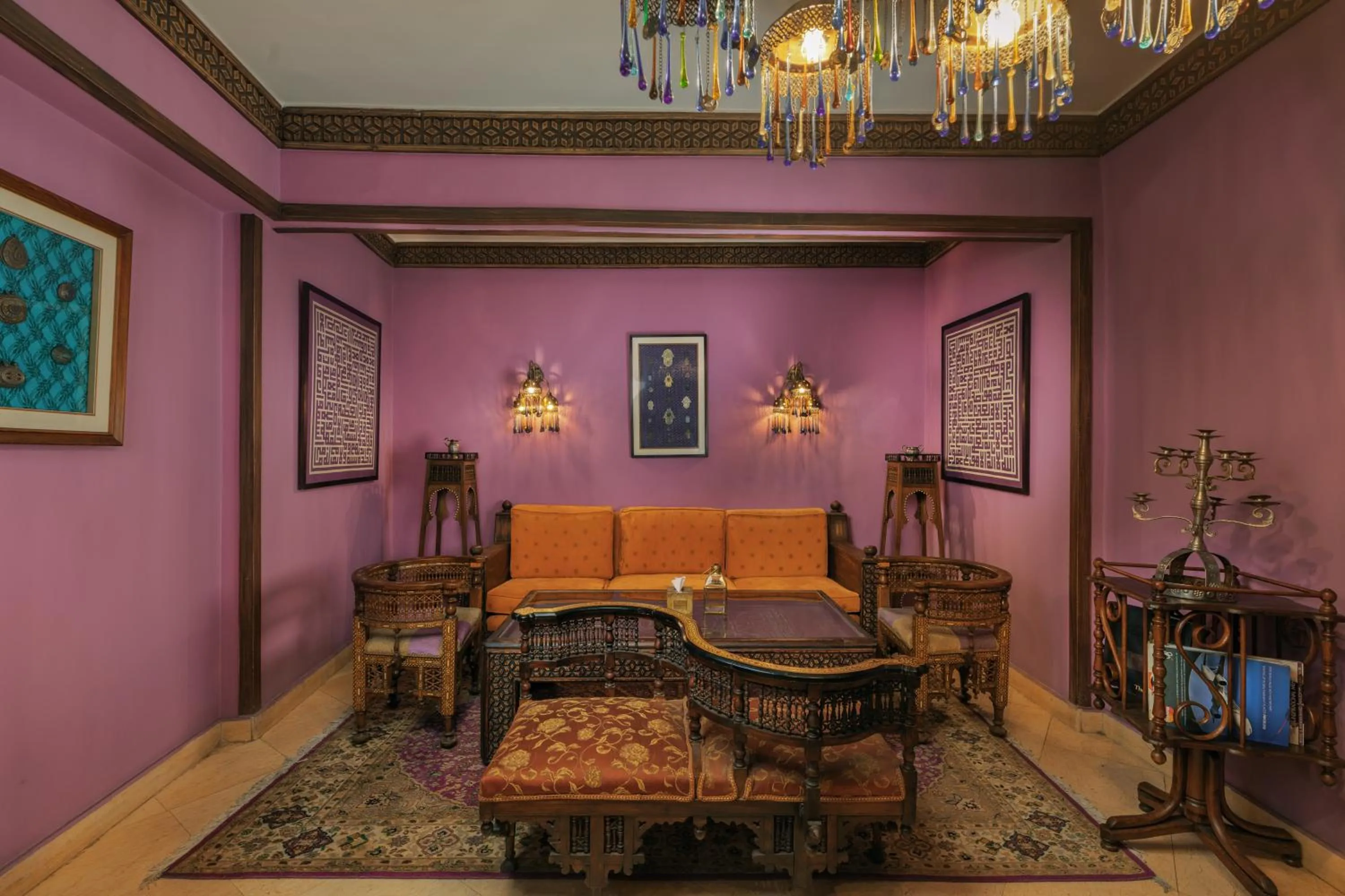 Seating area in Le Riad Hotel de Charme