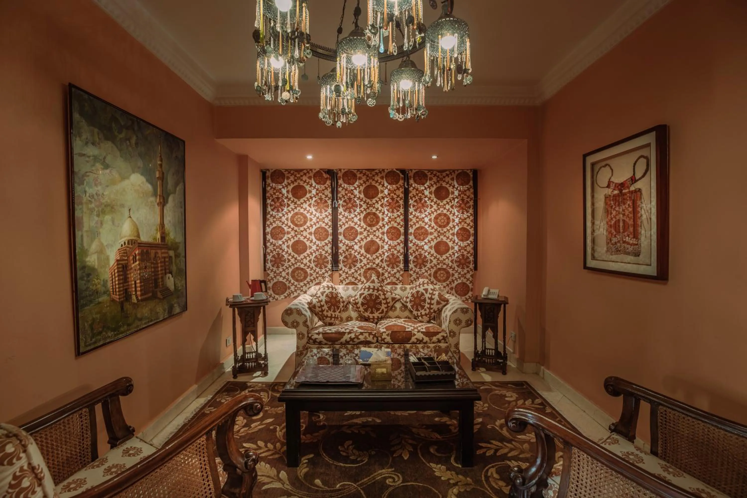 Living room in Le Riad Hotel de Charme