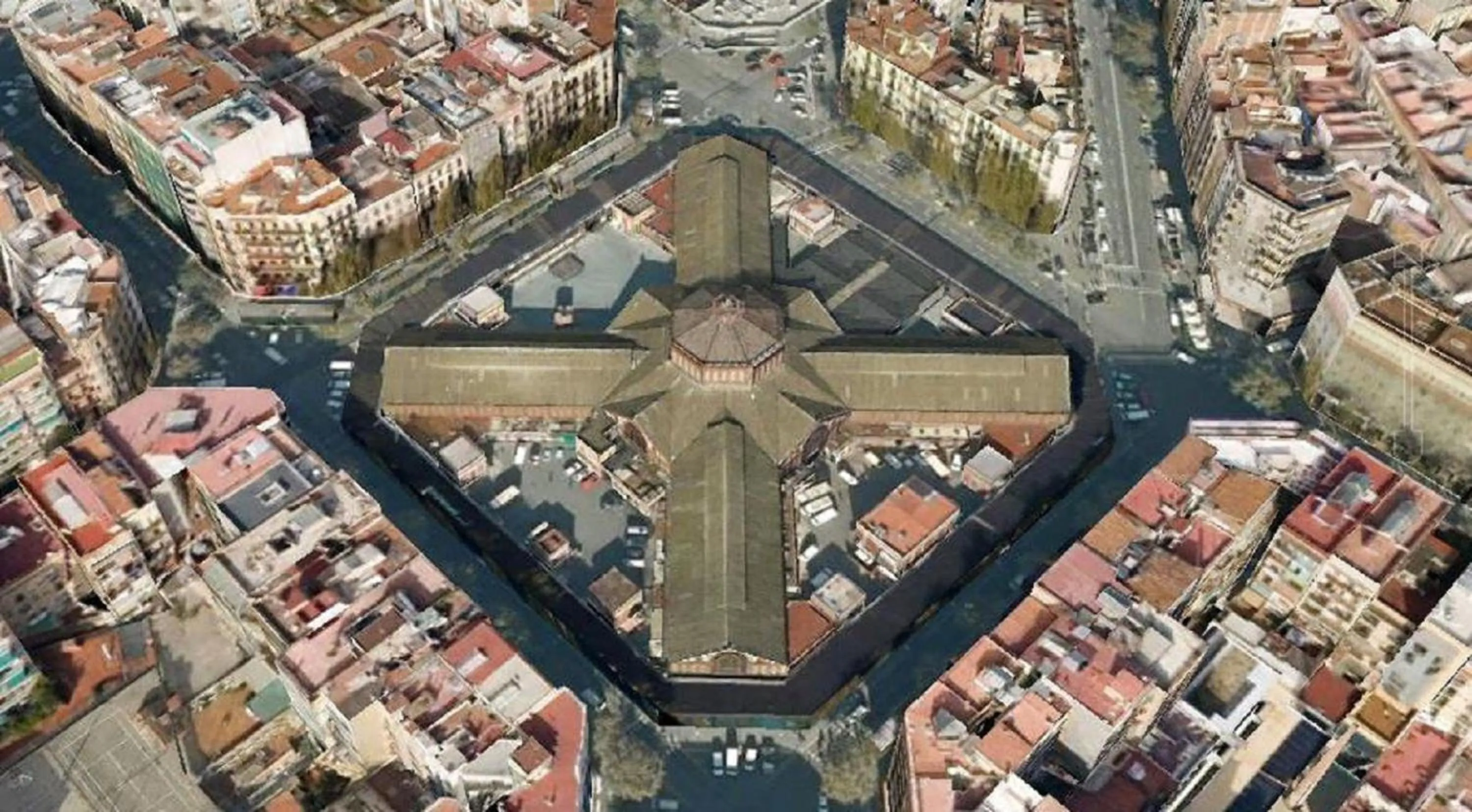 Bird's eye view in Plaza Goya Rooms