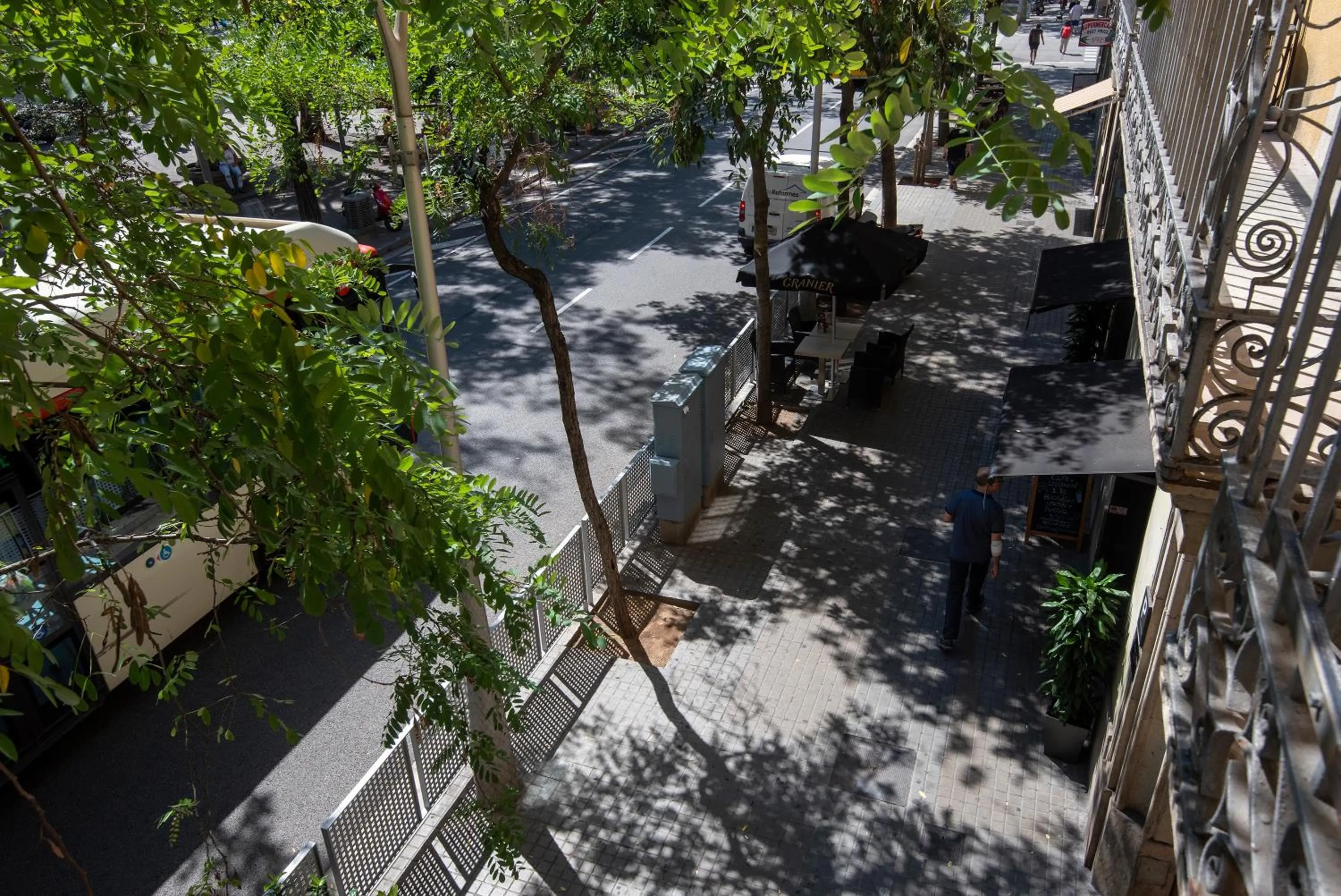 City view in Plaza Goya Rooms